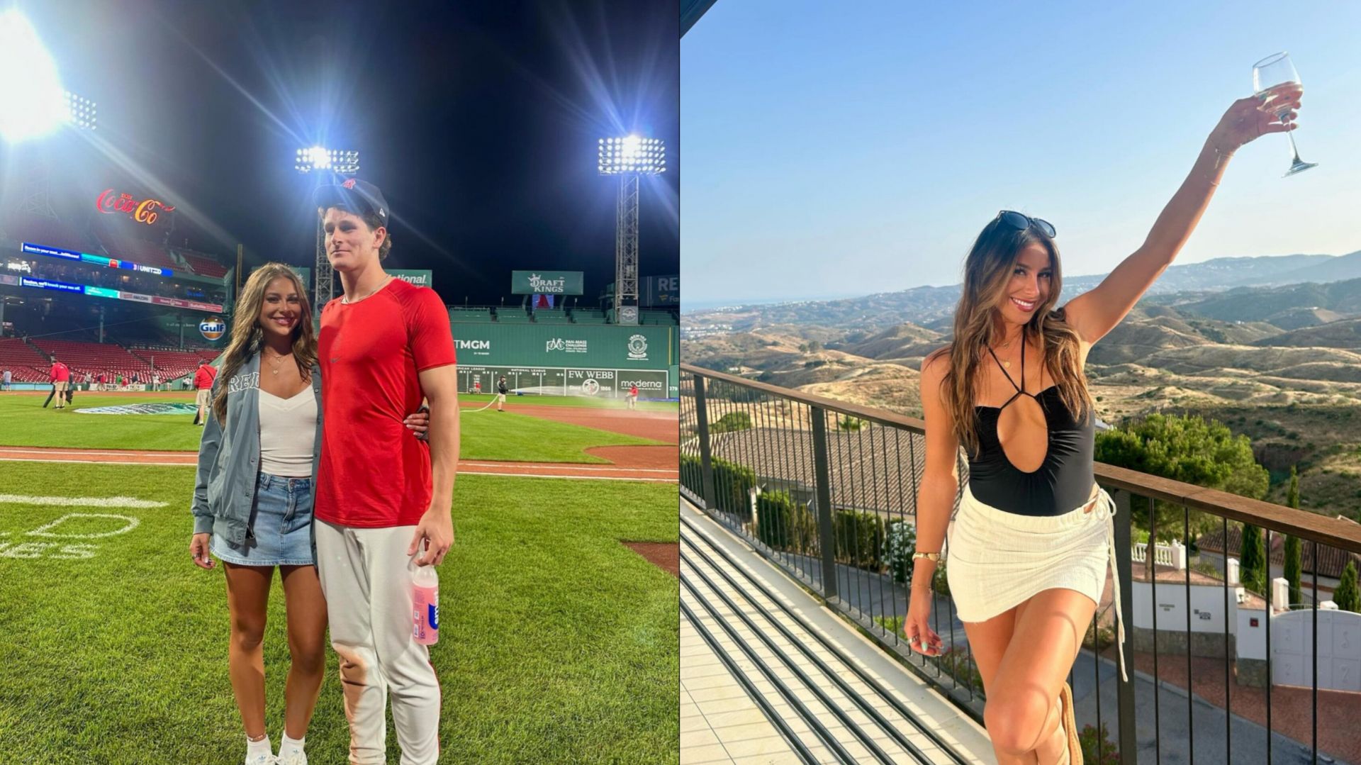 Roman Anthony's sister Lia embraces mountain vibes in chic white dress