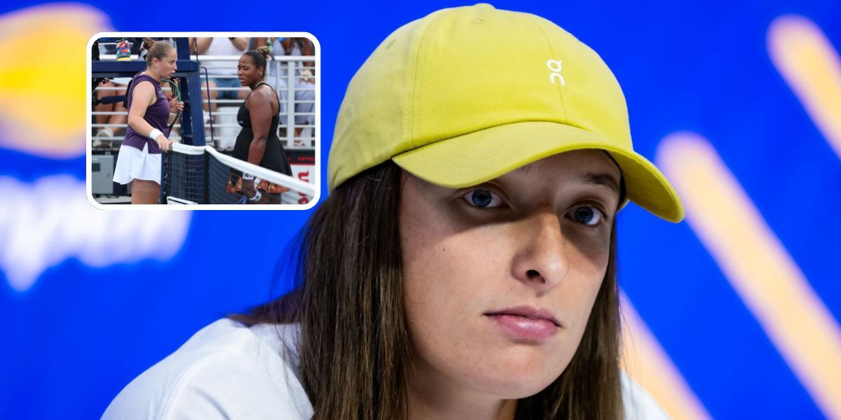 WATCH: Iga Swiatek gets bizarrely harassed by journalist for race privilege & 'double standards' after Townsend-Ostapenko drama at US Open
