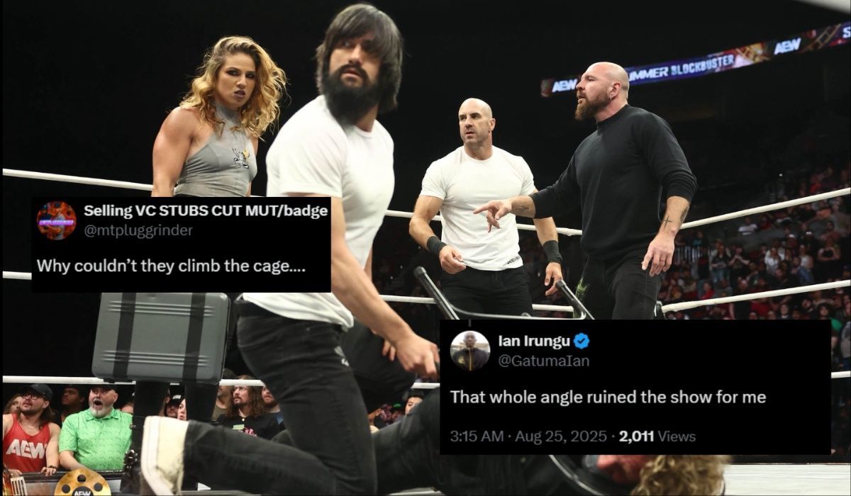"Why couldn't they climb the cage," "Whole angle ruined the show" - Fans go wild as Death Riders brutally attacked Will Ospreay thumbnail