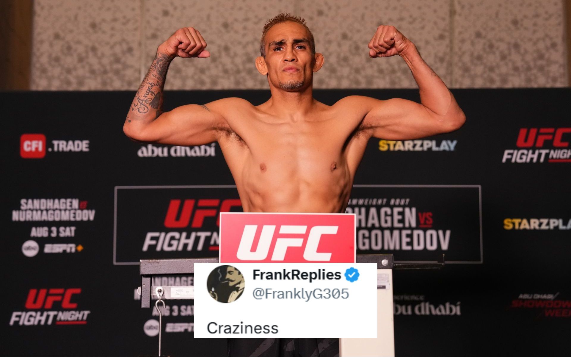 Tony Ferguson's unusual warm-up routine at open workouts ahead of boxing debut has fans baffled: "Why is he practicing MMA moves?"