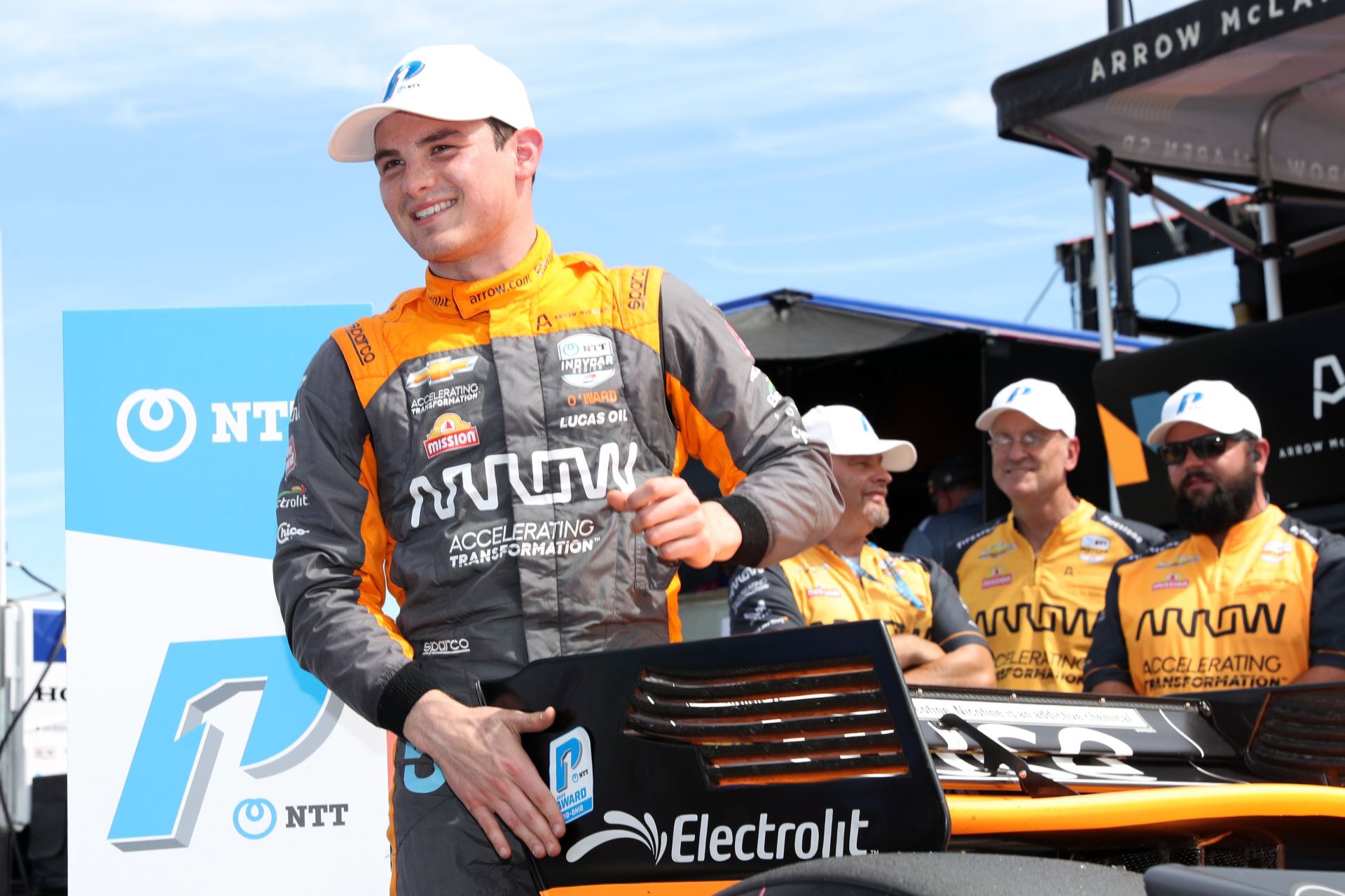 Pato O'Ward eyes end of undesirable IndyCar stat after clinching pole at Nashville qualifying