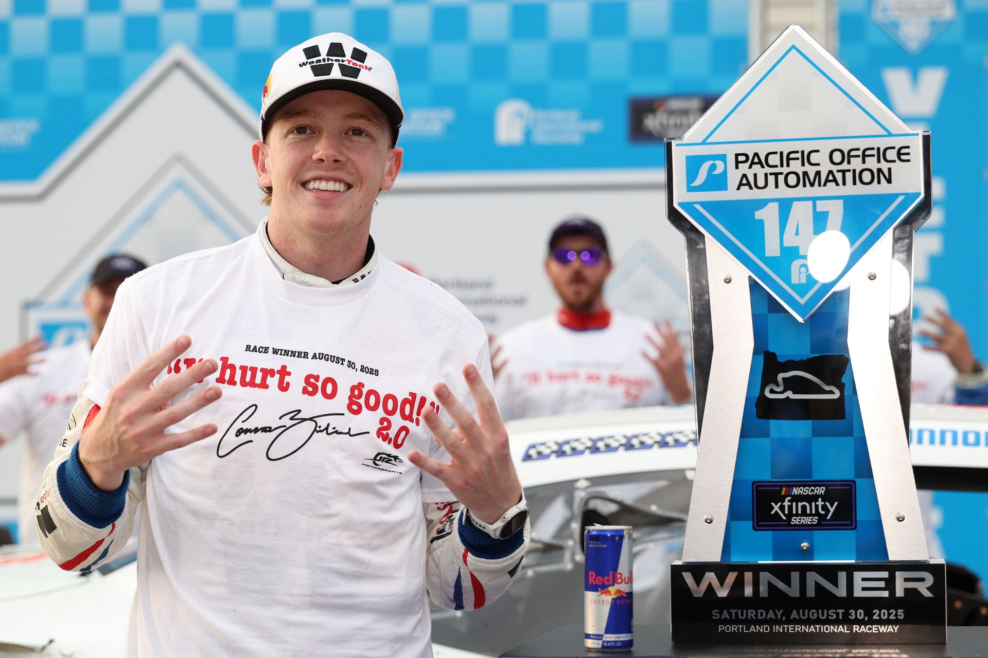 Connor Zilisch sends a message after delivering Dale Earnhardt Jr.’s JRM its first-ever Portland victory