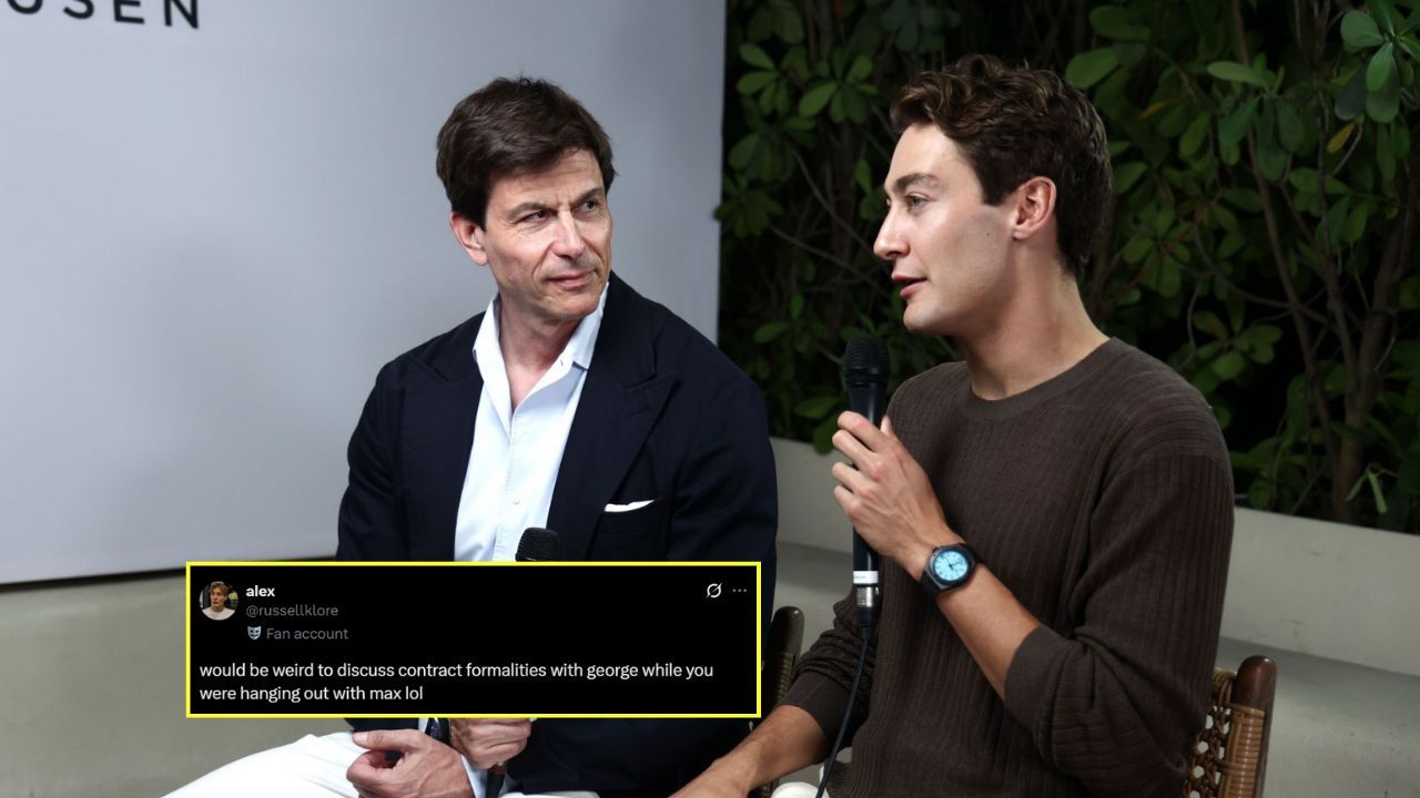 "Weird to discuss contract formalities with George Russell while you were hanging out with Max Verstappen": Fans react to Wolff's explanation