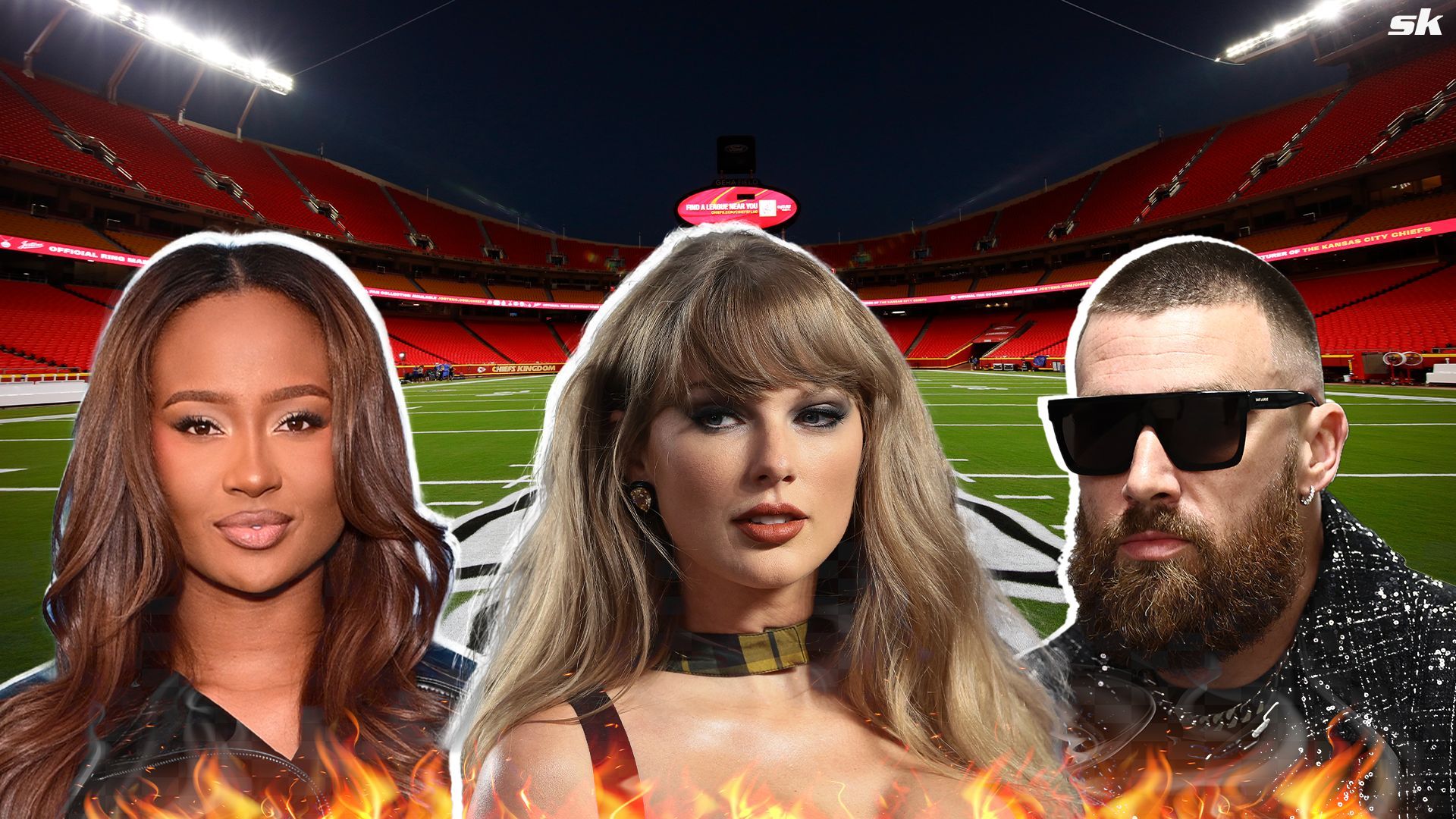 "Travis Kelce is benefiting more marrying Taylor Swift": Fans pick sides as Kayla Nicole gets pulled into buzz around power couple's engagement