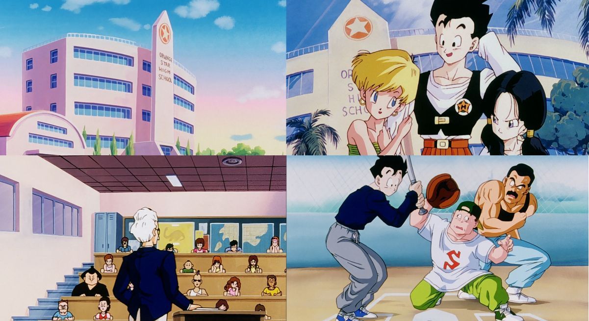 The anime school Gohan attended (Image via Toei Animation)