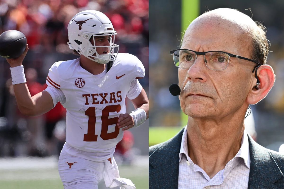 "Paul Finebaum is an absolute idiot": CFB fans trash SEC analyst as Tim Tebow-Arch Manning comparison resurfaces amid Texas QB's fumble job