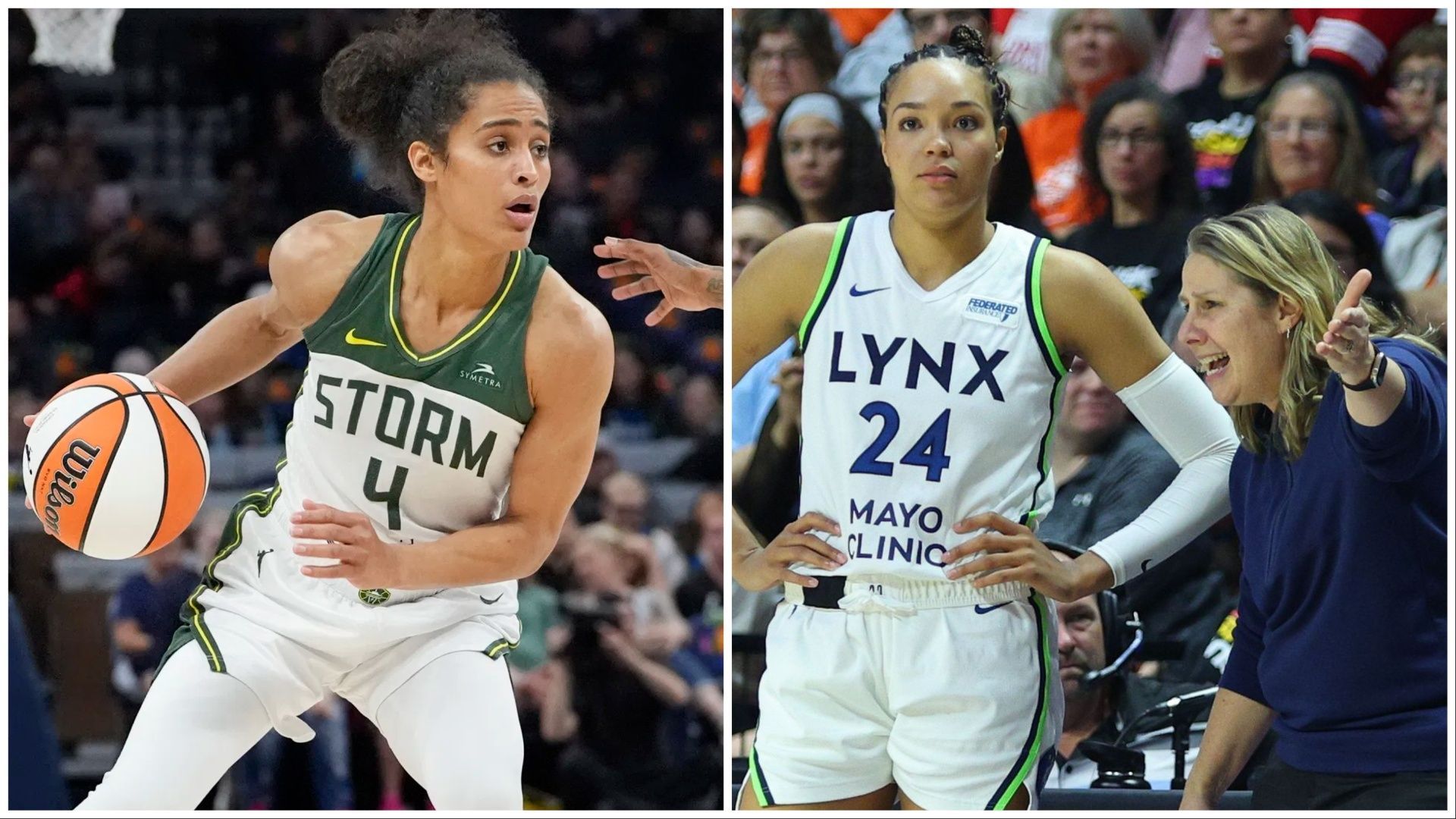 Watch: Major chaos in WNBA game as Napheesa Collier, Cheryl Reeve lose their temper after Skylar Diggins' outburst
