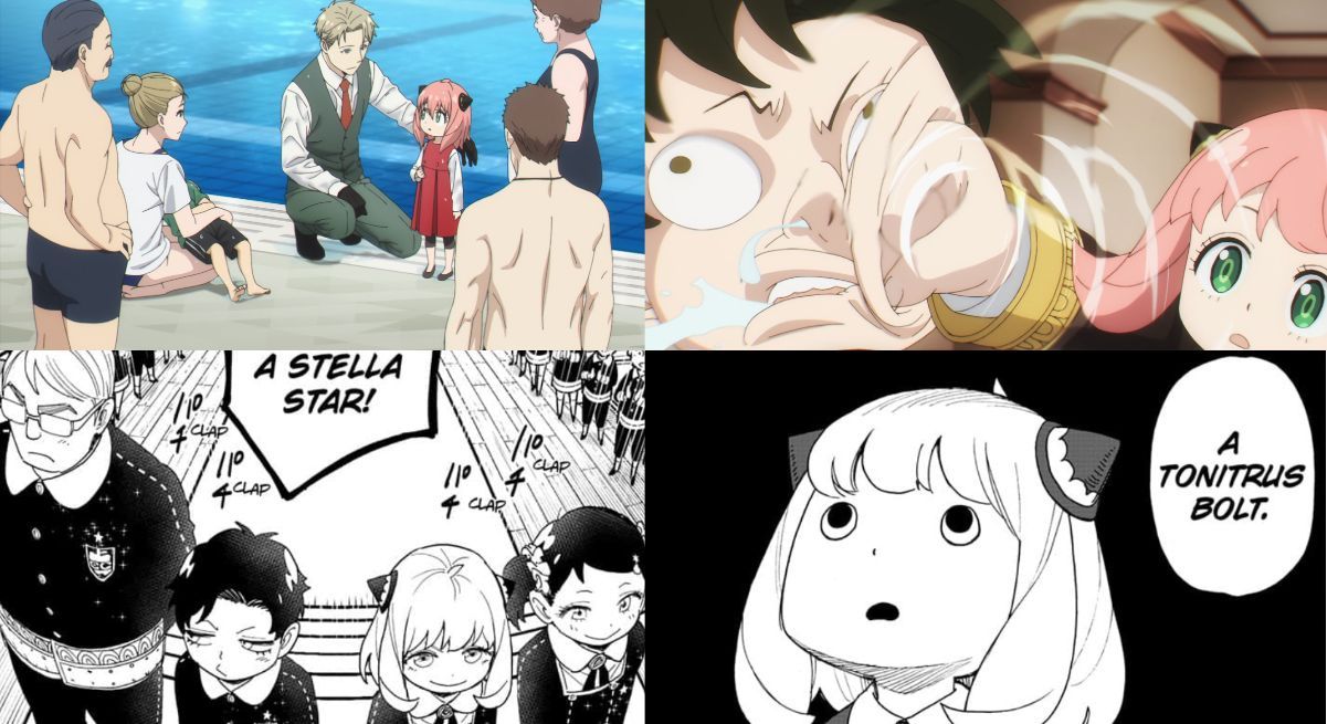 Anya’s successes and failures so far (Image via Clover Works/Shueisha)