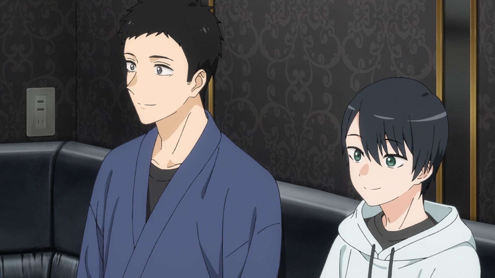 Amane and Gojo after-party in My Dress-Up Darling season 2 episode 8 (Image via CloverWorks)