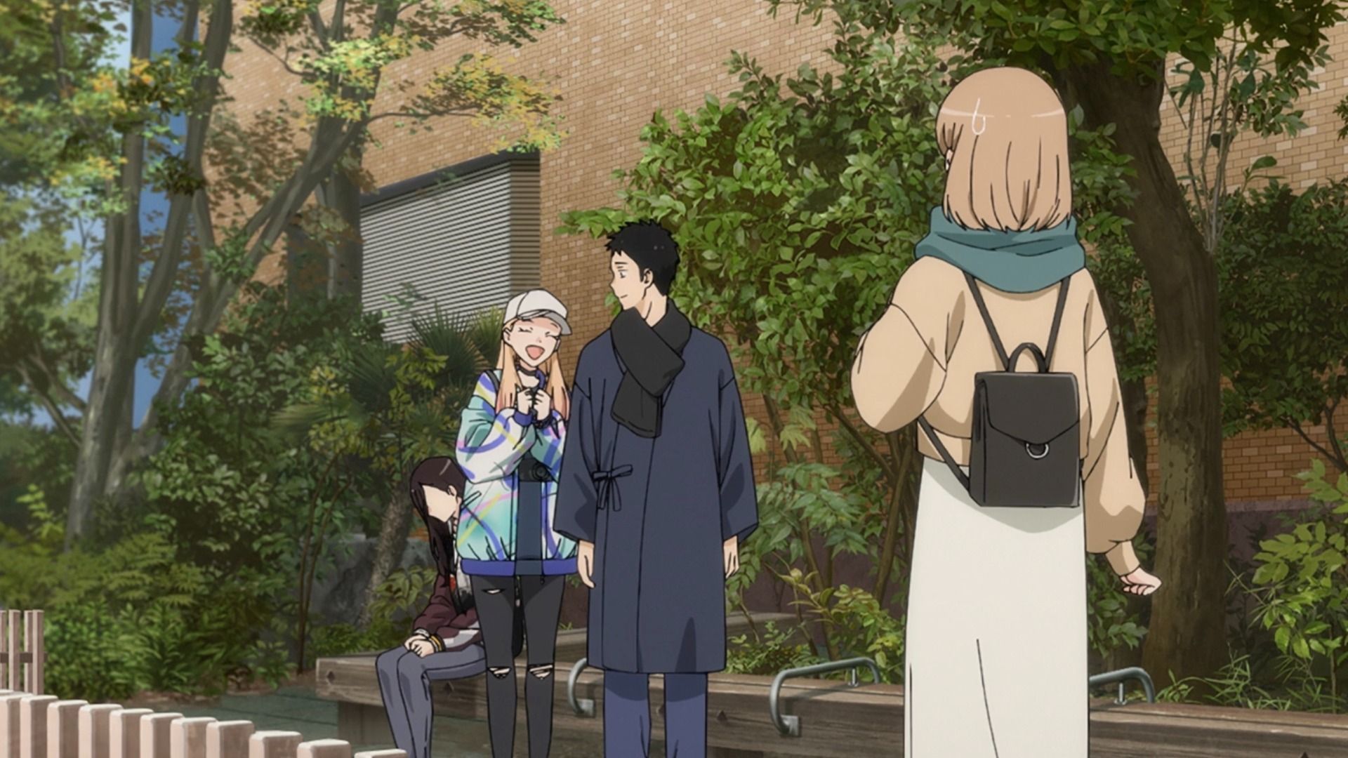 Suzuka reacts to Gojo and Marin (Image via CloverWorks)