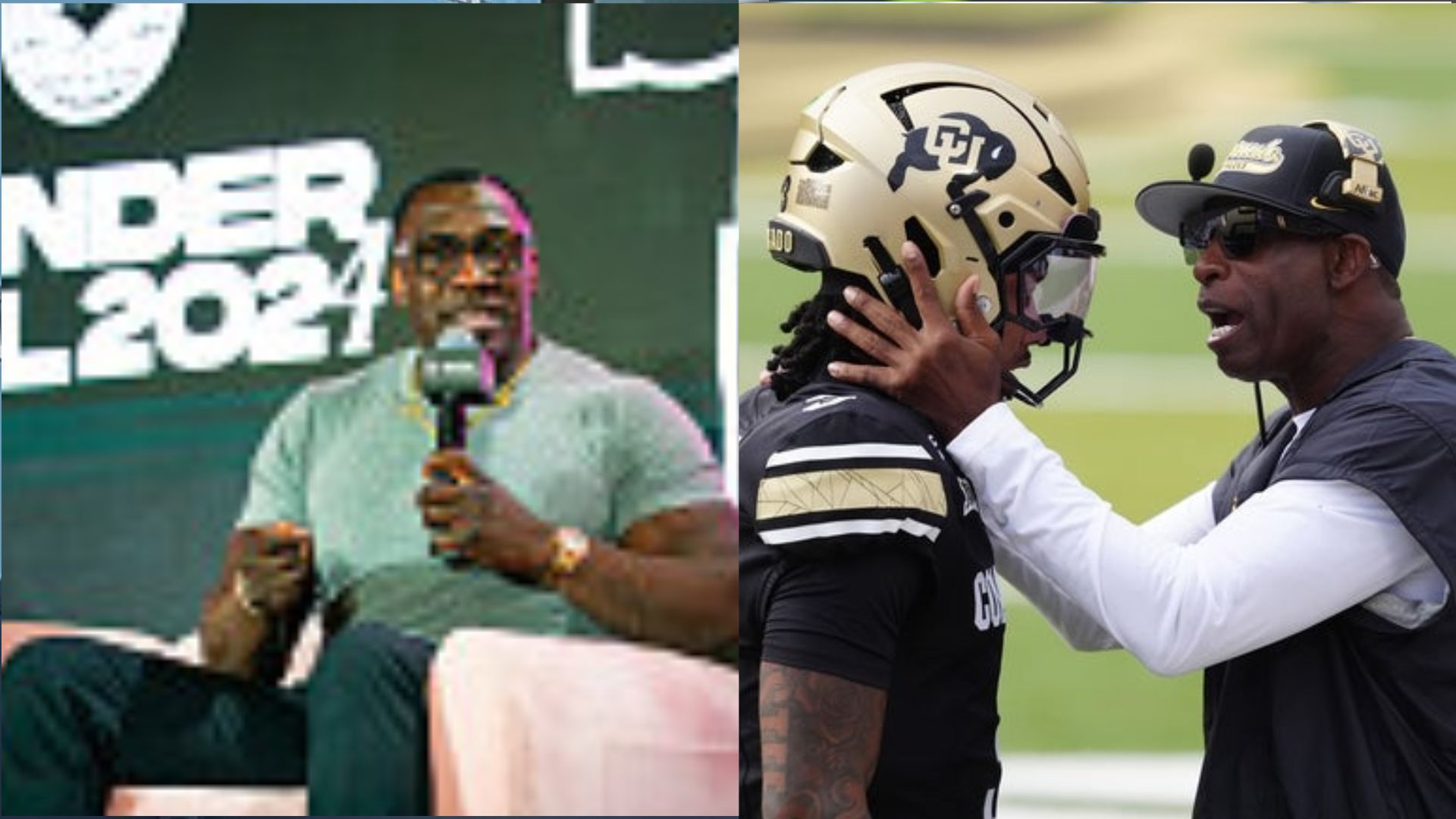 "I was disgusted watching this game": Shannon Sharpe torches Deion Sanders while taking jab at Kaidon Salter for missed throws