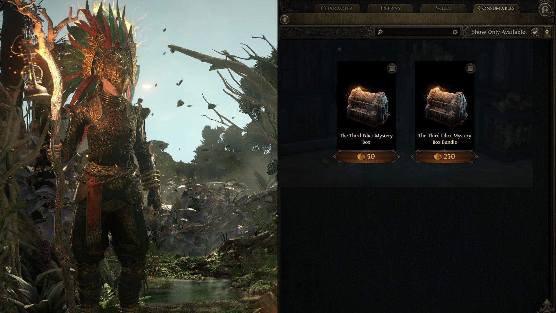 Path of Exile 2 The Third Edict Mystery Box price and content