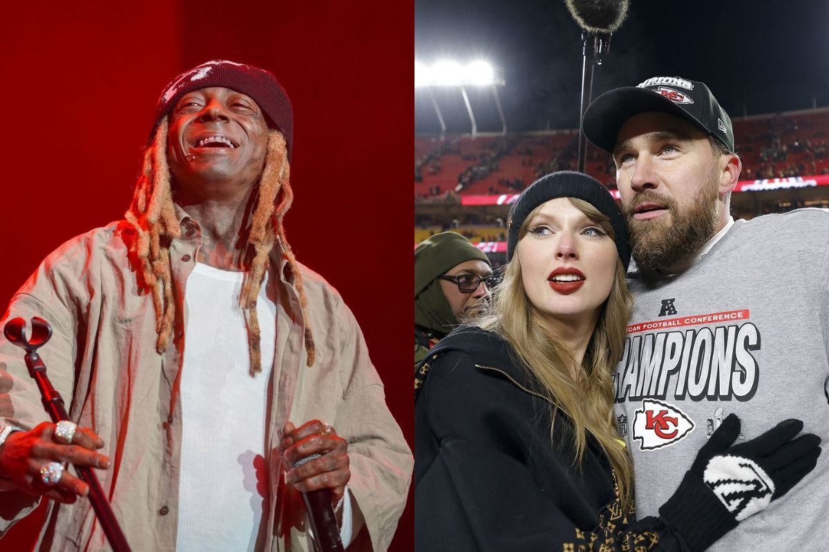 "Traylor is too similar to Traitor" - NFL fans react as Lil Wayne dedicates new nickname to Taylor Swift after pop icon gets engaged to Travis Kelce