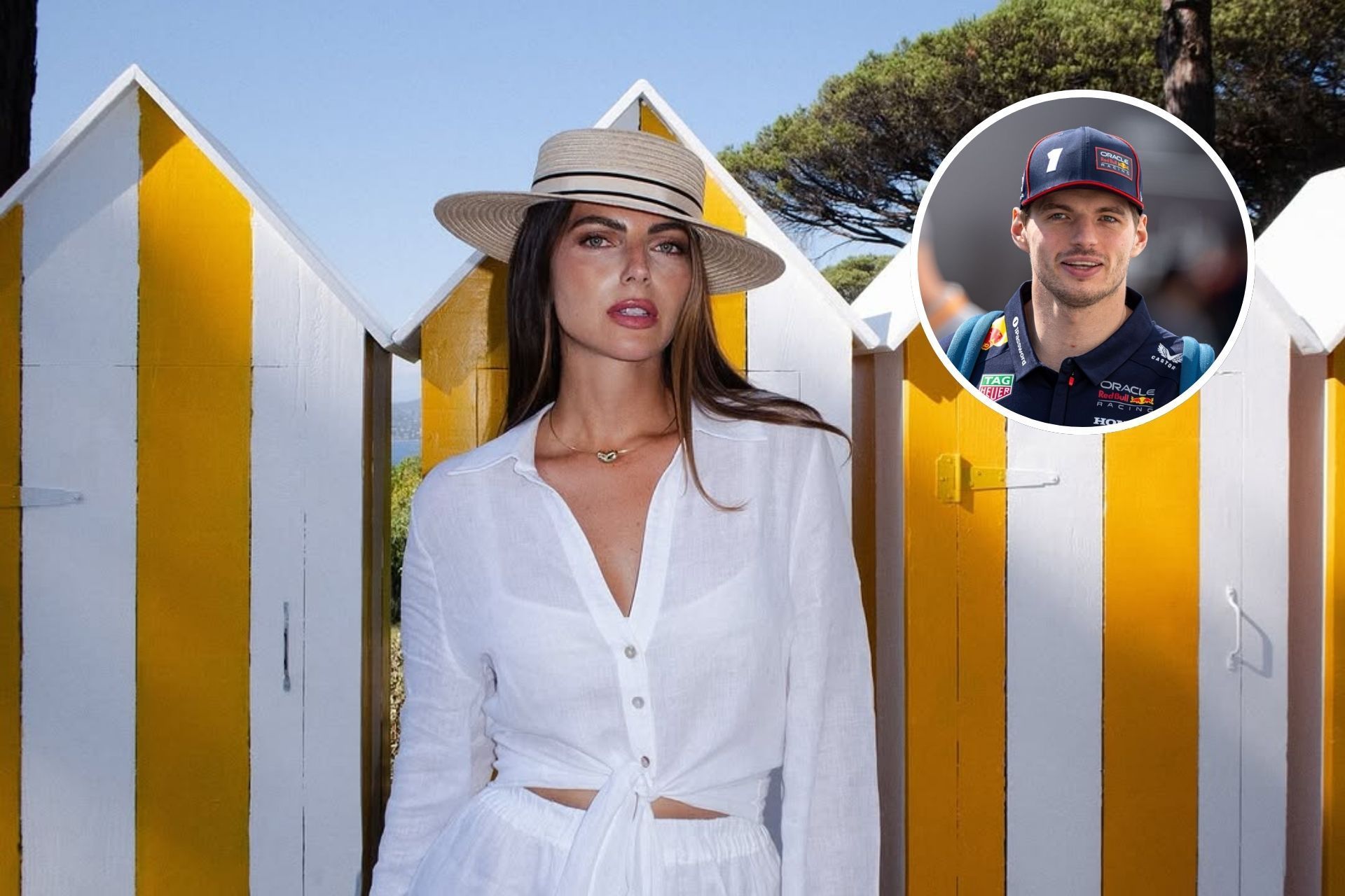 Max Verstappen's girlfriend Kelly Piquet sets fashion statement in an all-white dress