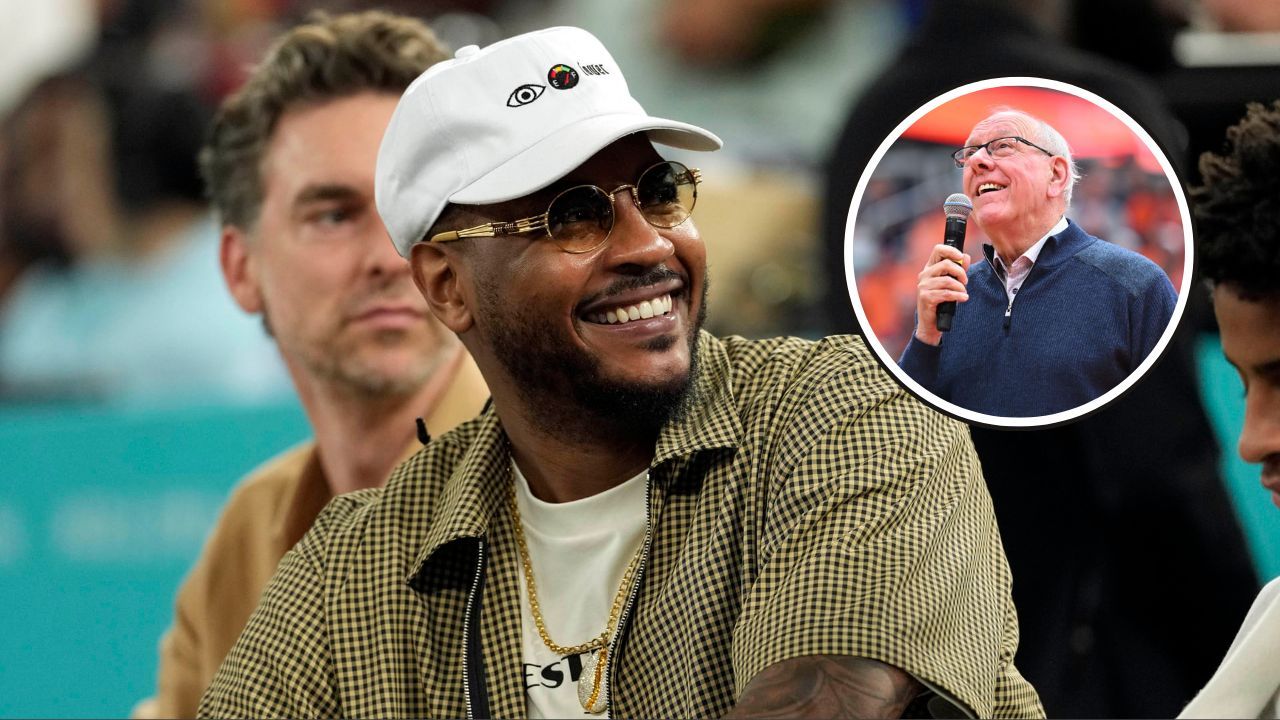 "Fit in like he would anywhere": Jim Boeheim explains what made Carmelo Anthony an Olympic legend for Team USA (Exclusive)