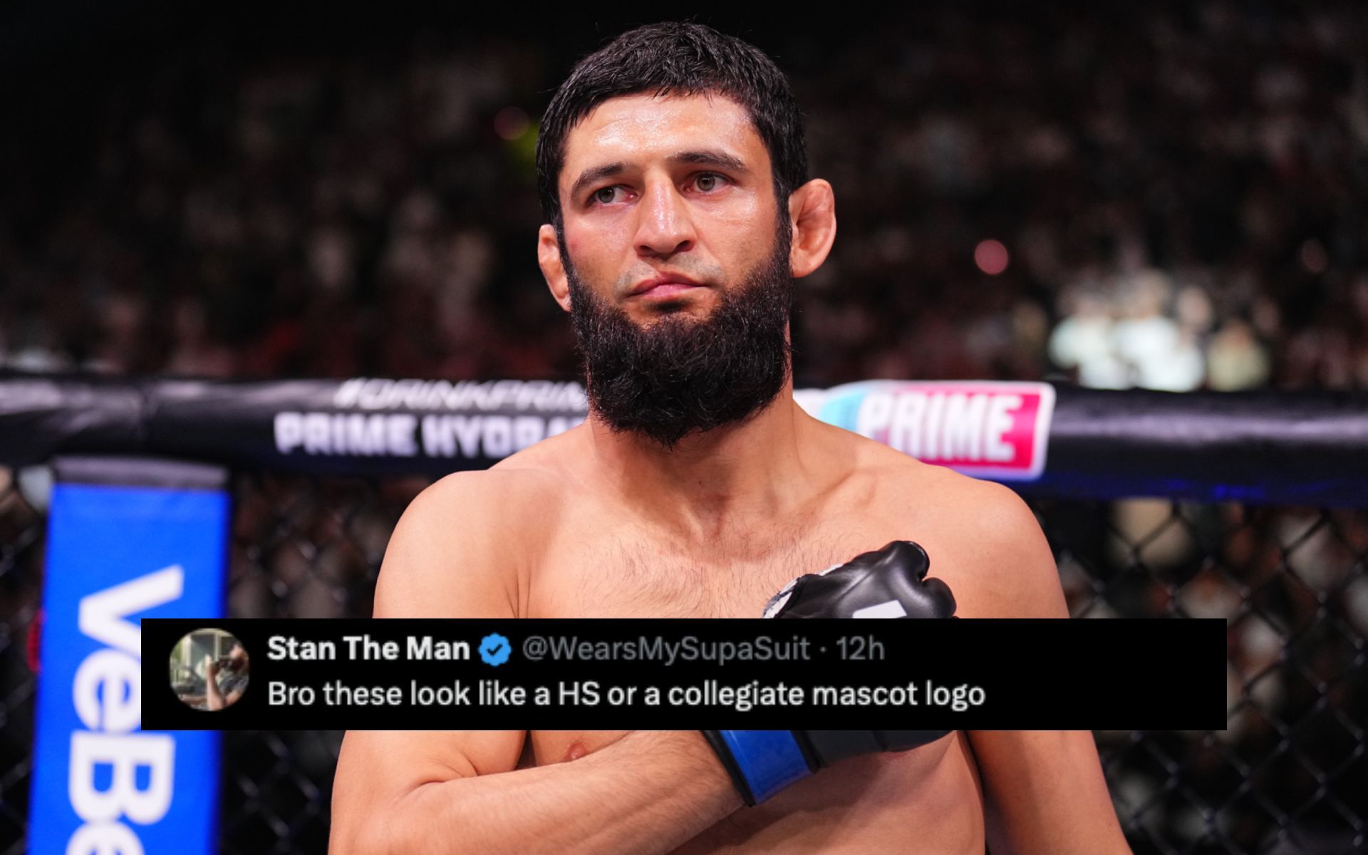 Khamzat Chimaev’s custom shorts for Dricus du Plessis fight at UFC 319 draw mixed fan reactions: “Those are sharp,” “Wtf is that”