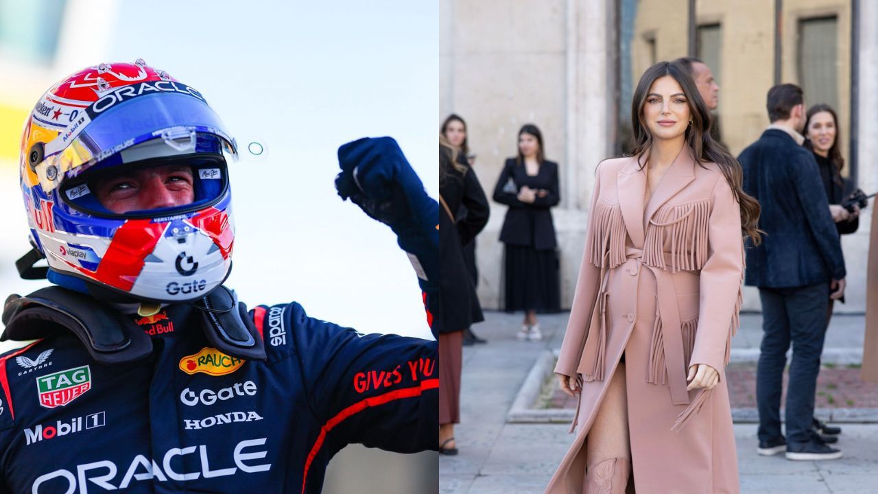 Watch: Max Verstappen kisses Kelly Piquet after securing pole position for the F1 Italian GP
