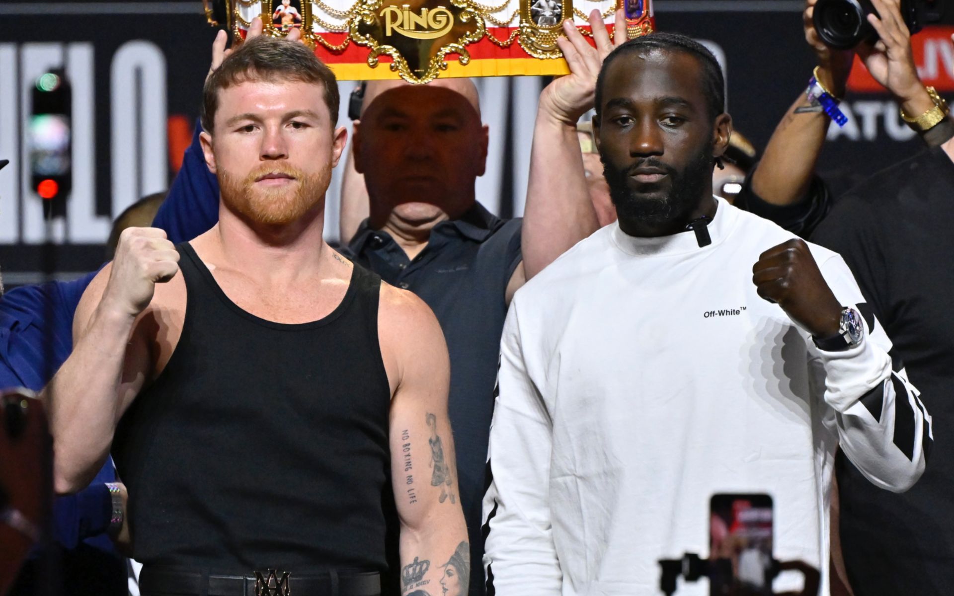 Canelo Alvarez believes Terence Crawford would be out of his depth at super middleweight: "That's why there are weight classes"