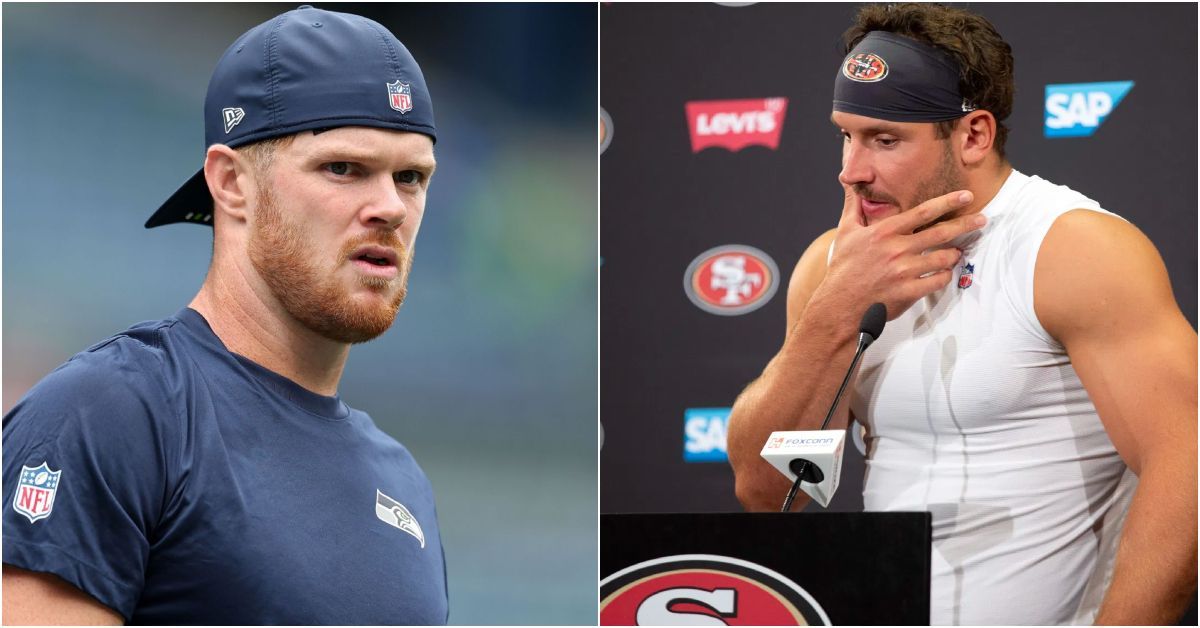 "He is garbage" - Sam Darnold flamed by fans after getting strip sacked by Nick Bosa and losing the game for Seahawks vs. 49ers