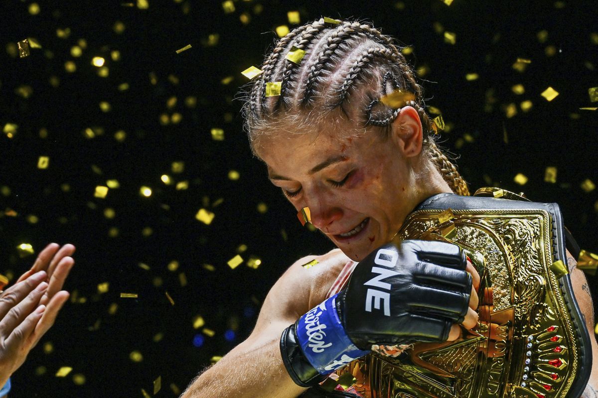 Stella Hemetsberger said rough first round lit a fire: “I was bloodied up”