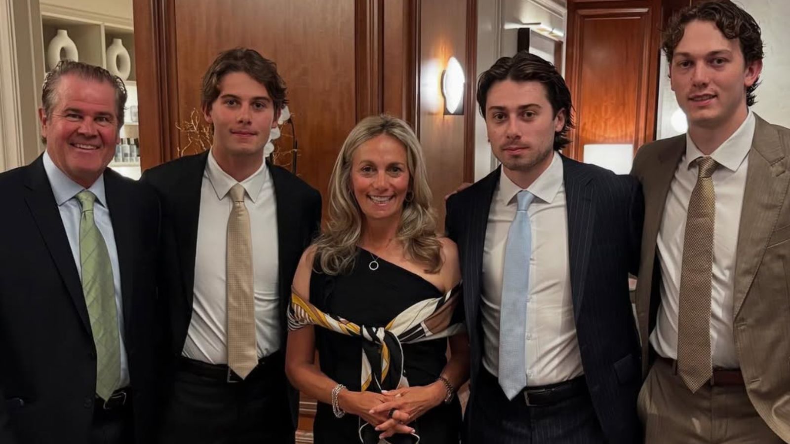 In Photos: Quinn Hughes links up with brother Jack at the US Open in NYC