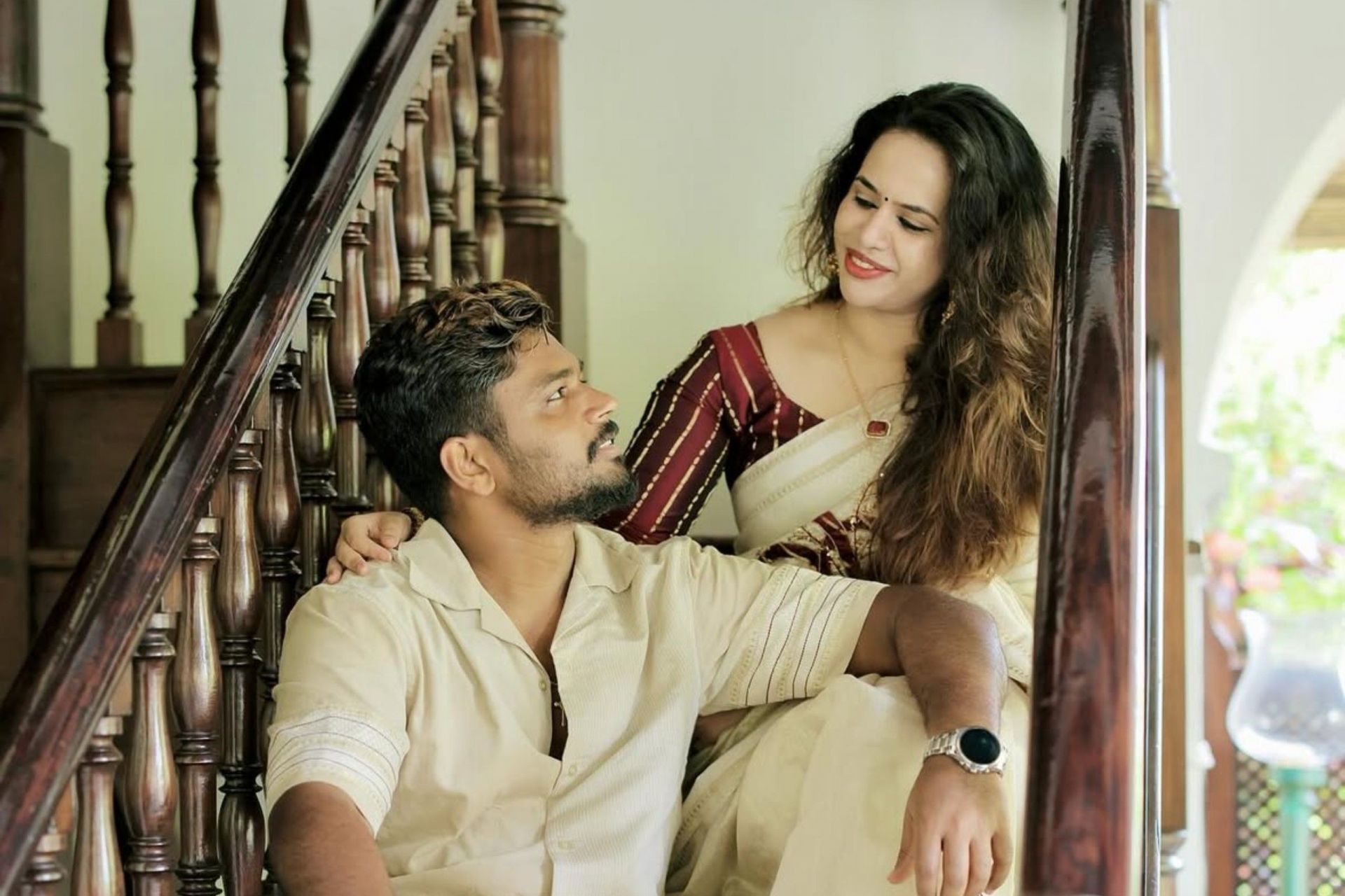 Sanju Samson shares adorable moments with wife on Onam ahead of 2025 Asia Cup [In Pictures]