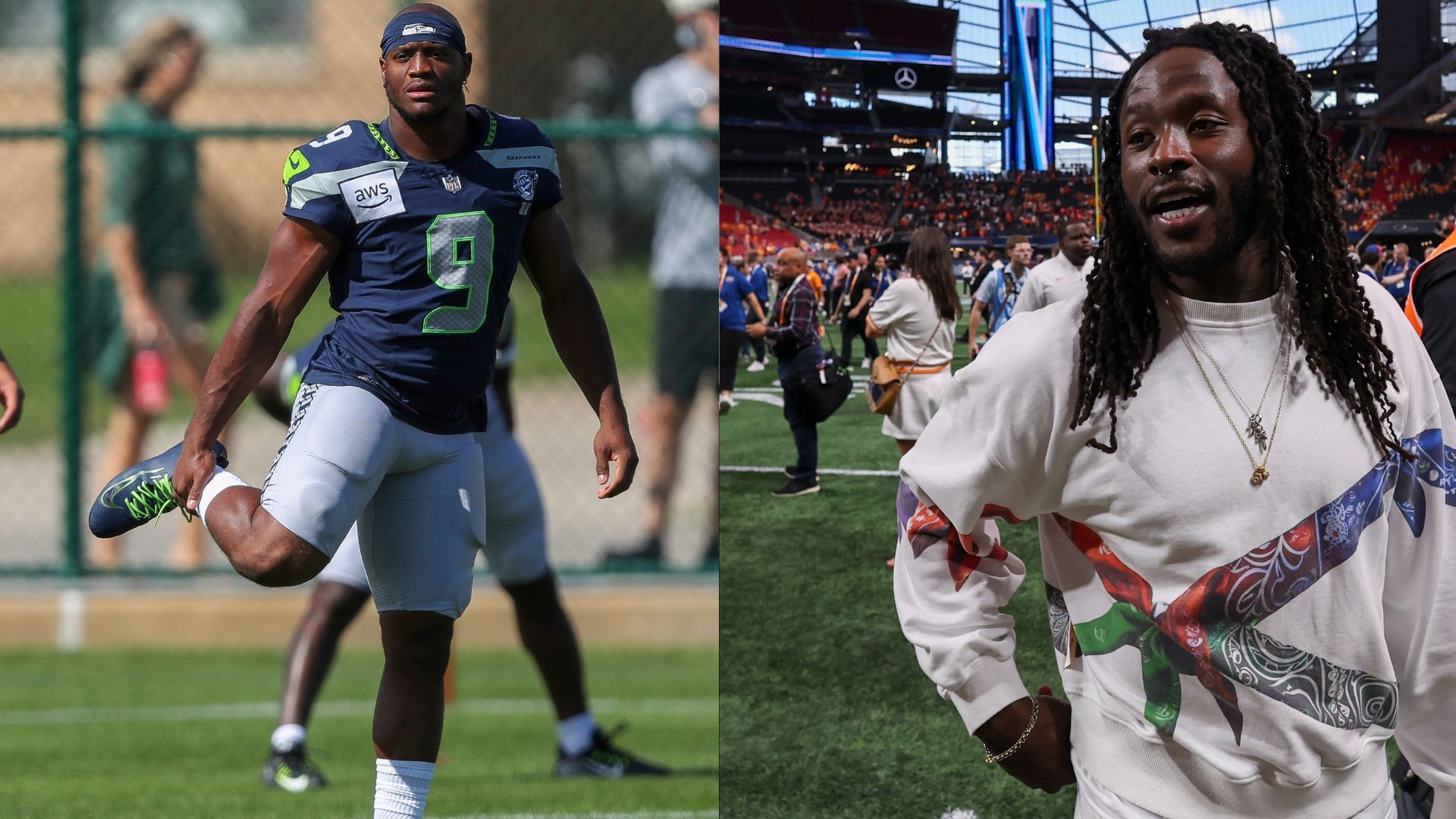 Alvin Kamara or Kenneth Walker: Which RB should you draft in Fantasy Football 2025