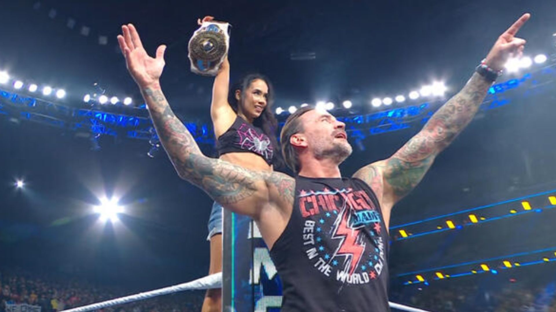CM Punk reacts after absent AEW star posts a picture with AJ Lee following her WWE return