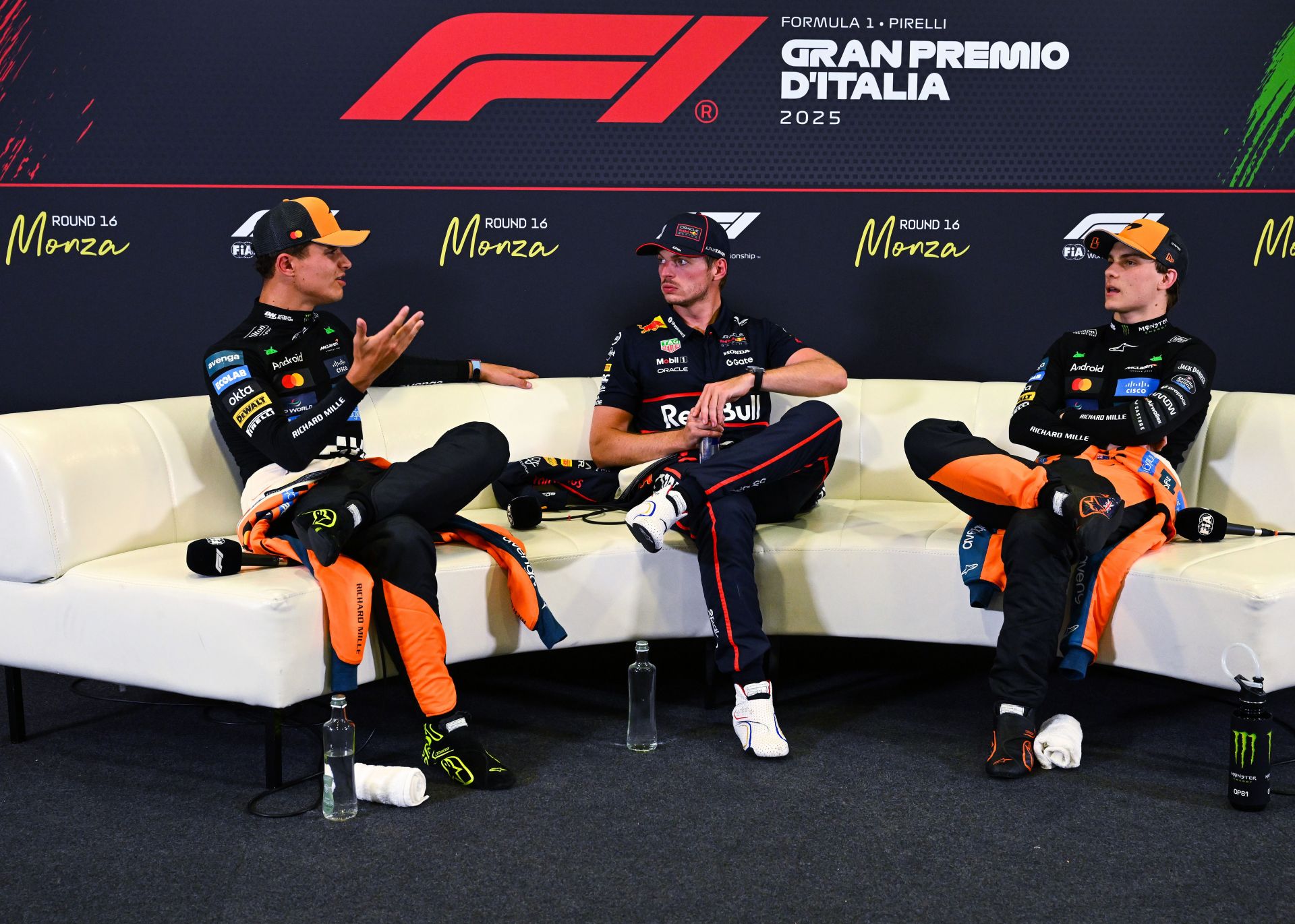 Max Verstappen laughs at McLaren’s pit stop tragedy between Lando Norris and Oscar Piastri