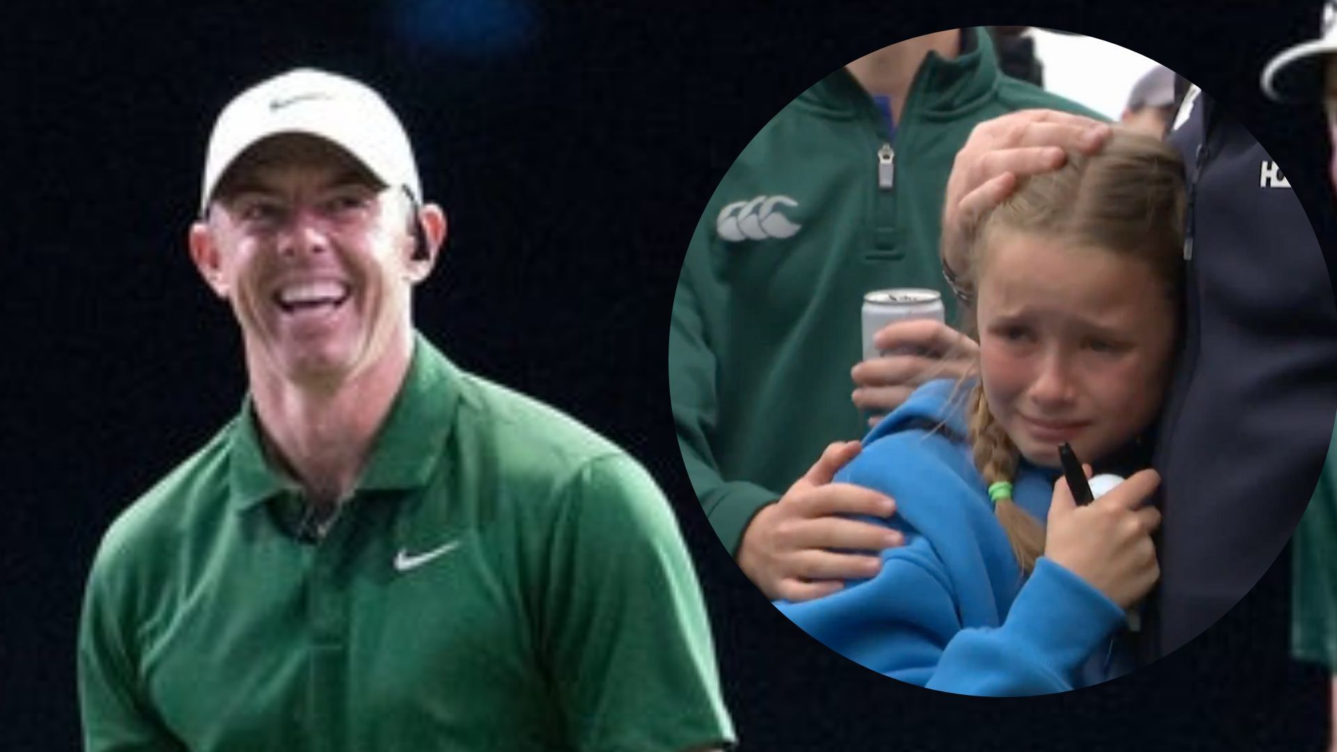 WATCH: Rory McIlroy's heartwarming gesture moves young fan to tears at Irish Open