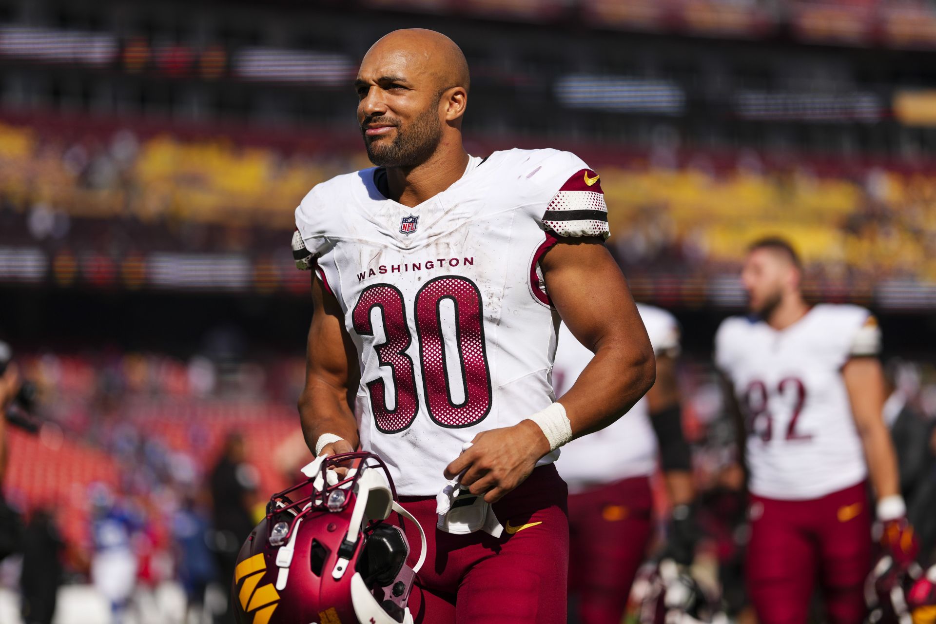Austin Ekeler injury: Commanders RB suffers Achilles tear after going down vs. Packers on TNF