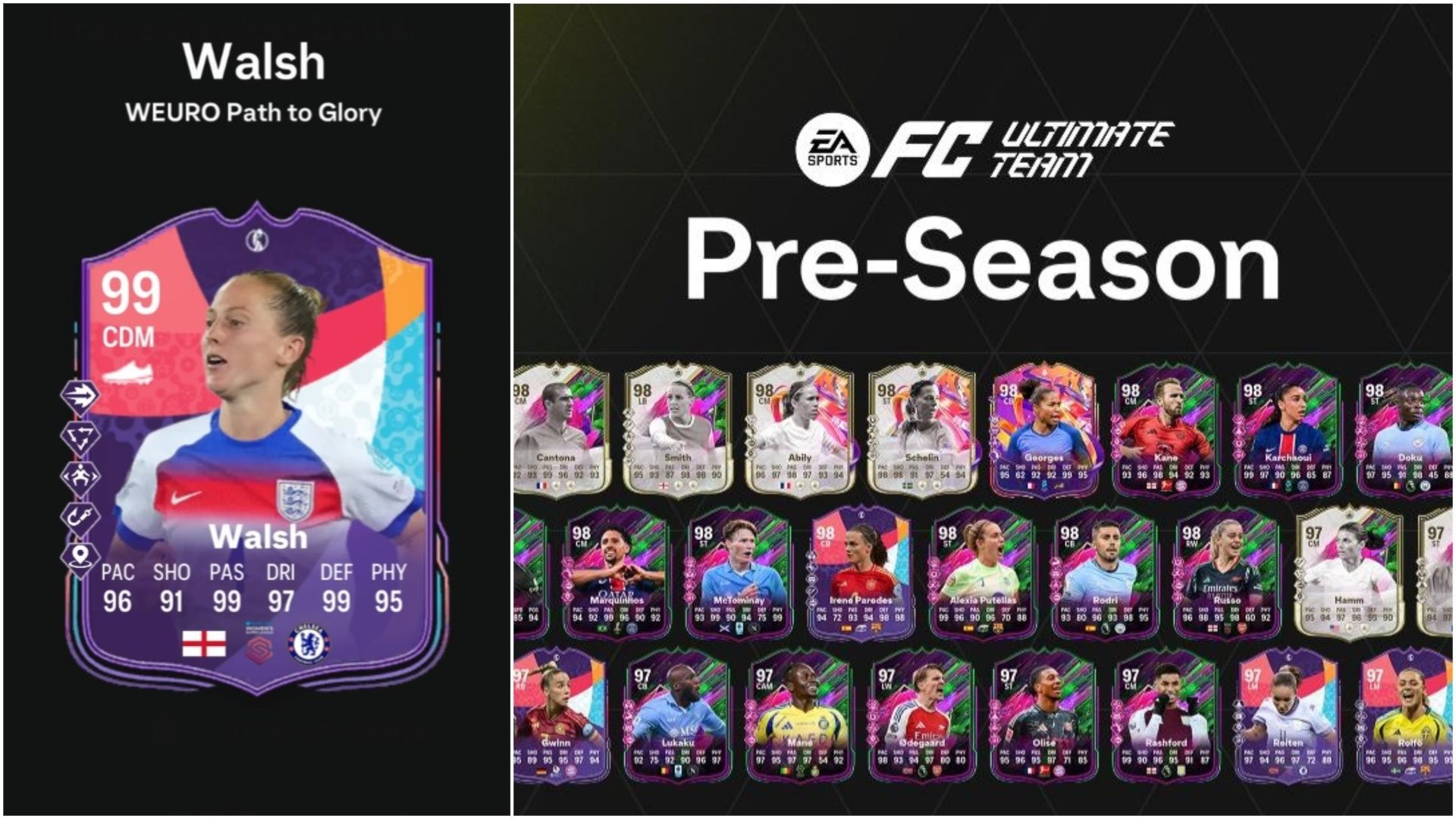 EA FC 25 Keira Walsh Path to Glory SBC: All tasks and cheapest solutions