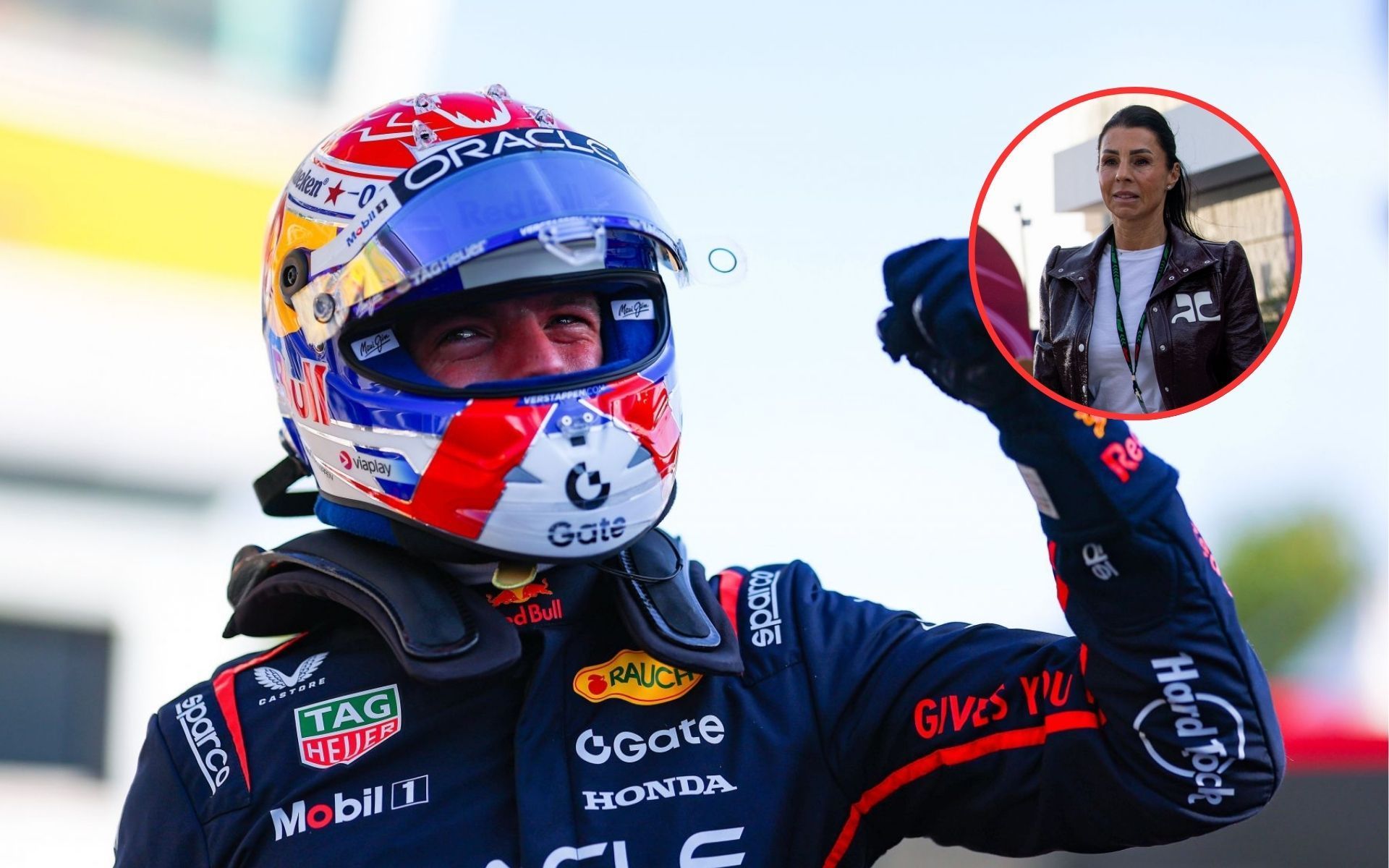 Max Verstappen's mother Sophie Kumpen drops 3-word reaction to the Red Bull driver securing pole position for the F1 Italian GP