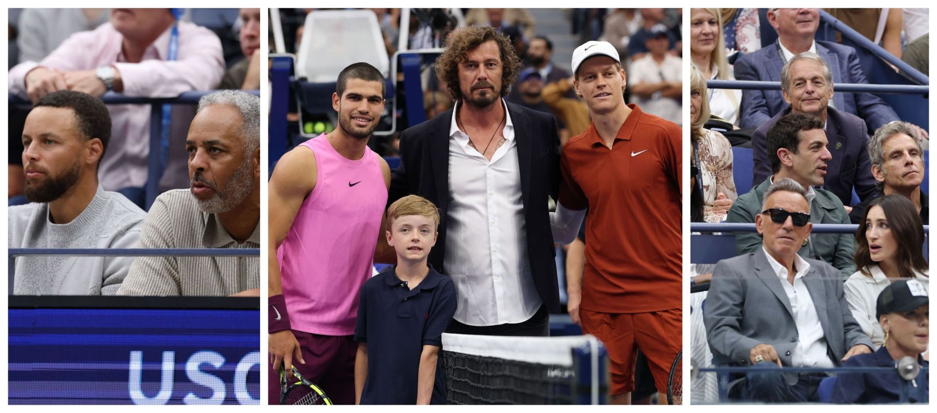 Celebrities at US Open Alcaraz vs Sinner final today: Steph Curry, Lindsay Lohan, Spike Lee, Bruce Springsteen & others flock New York on Super Sunday
