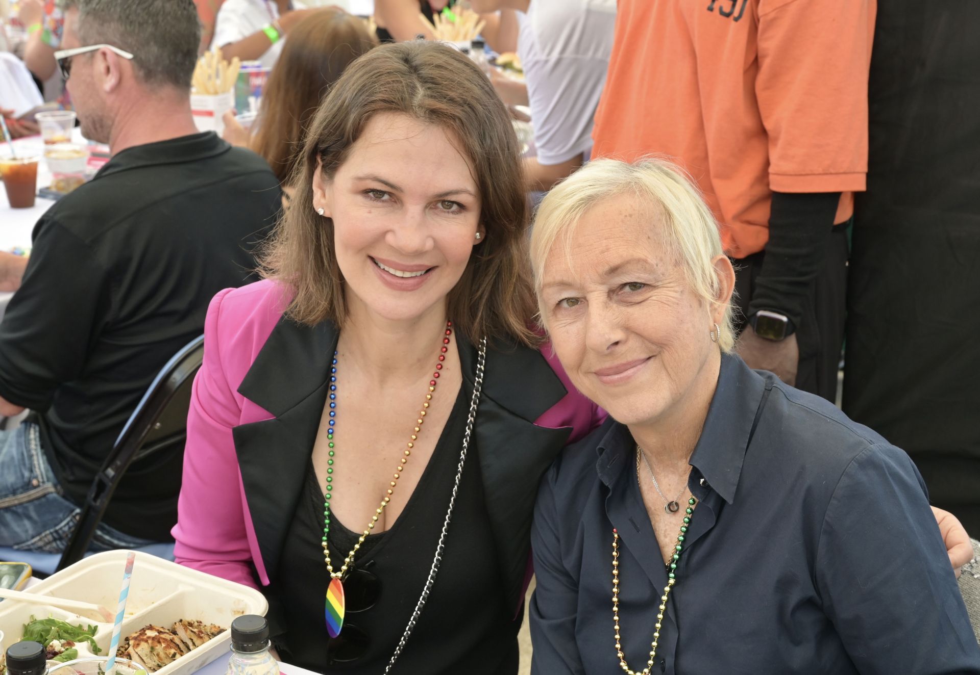 Now adoptive parents to 2 children, Martina Navratilova & wife Julia Lemigova fondly remember their engagement at US Open on wedding anniversary