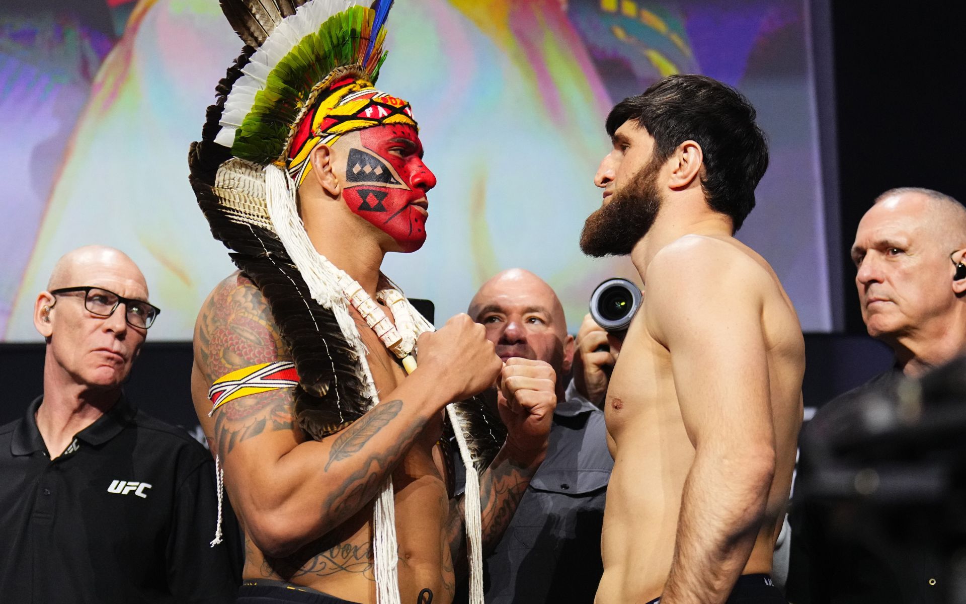 "I’m gonna find this big head again" - Magomed Ankalaev mocks Alex Pereira’s wrestling prep ahead of their rematch at UFC 320