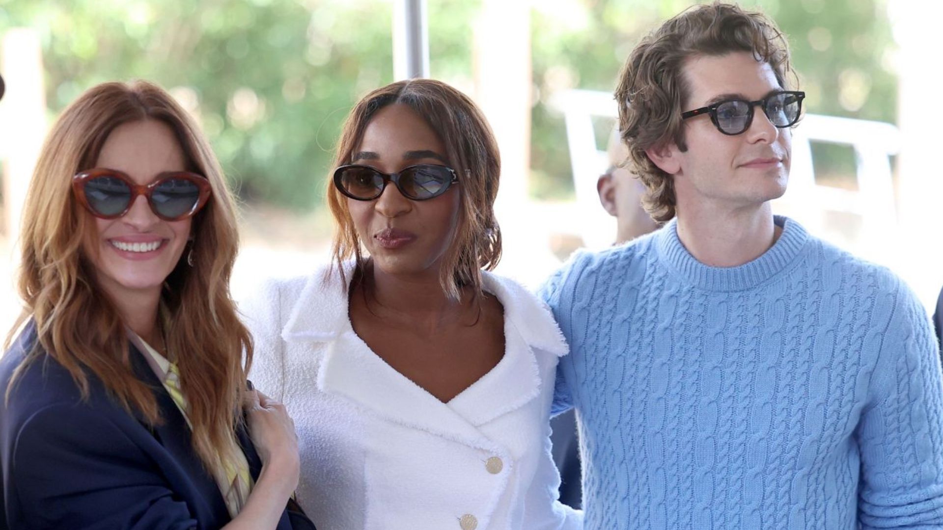 "What the f**k??": Perez Hilton fumes after allegedly "racist and anti-feminist" question leaves Andrew Garfield, Julia Roberts & Ayo Edebiri shocked
