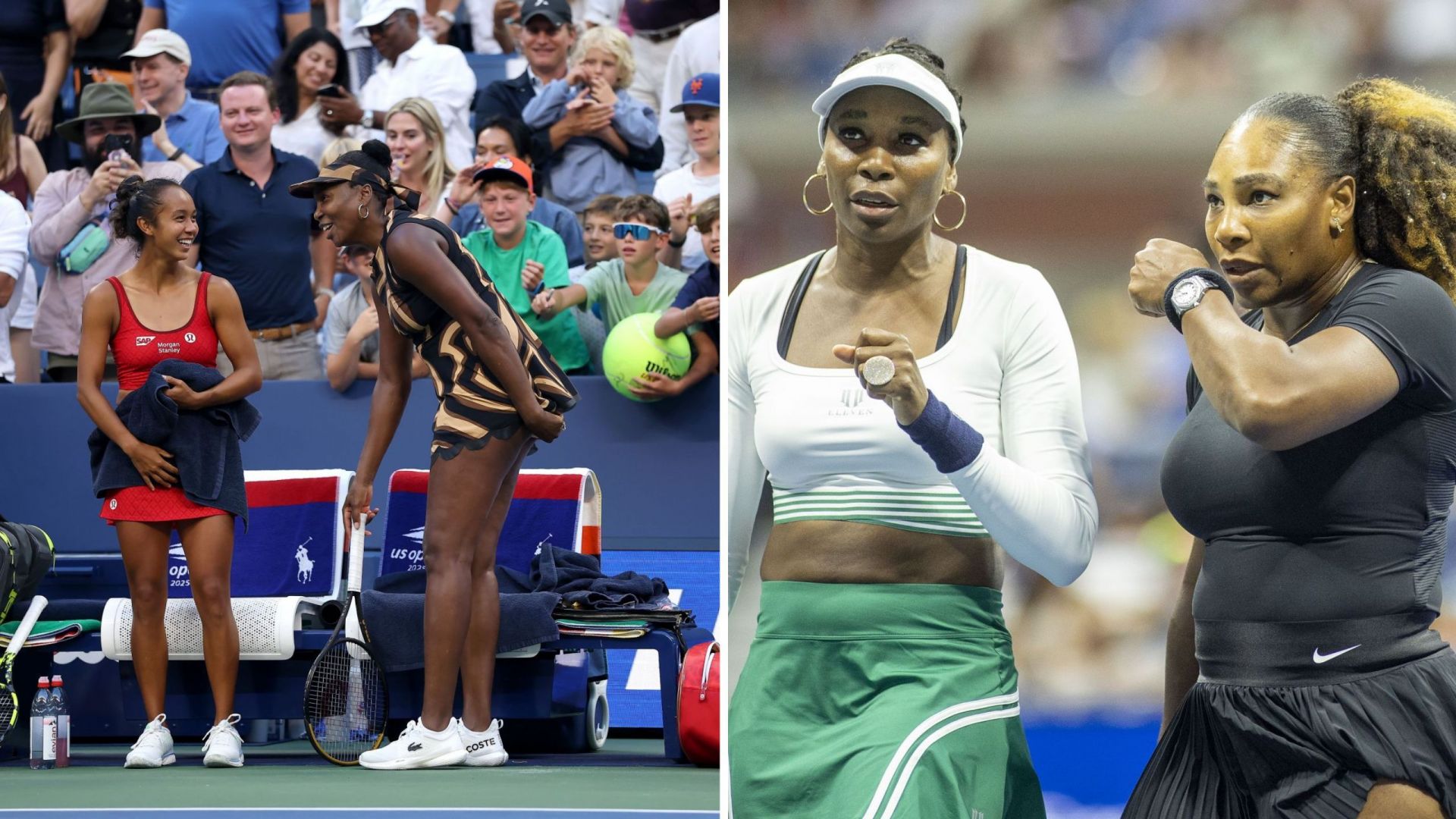 Leylah Fernandez sends apology to Serena Williams for 'stealing' sister & partner Venus Williams in playful message after US Open heroics