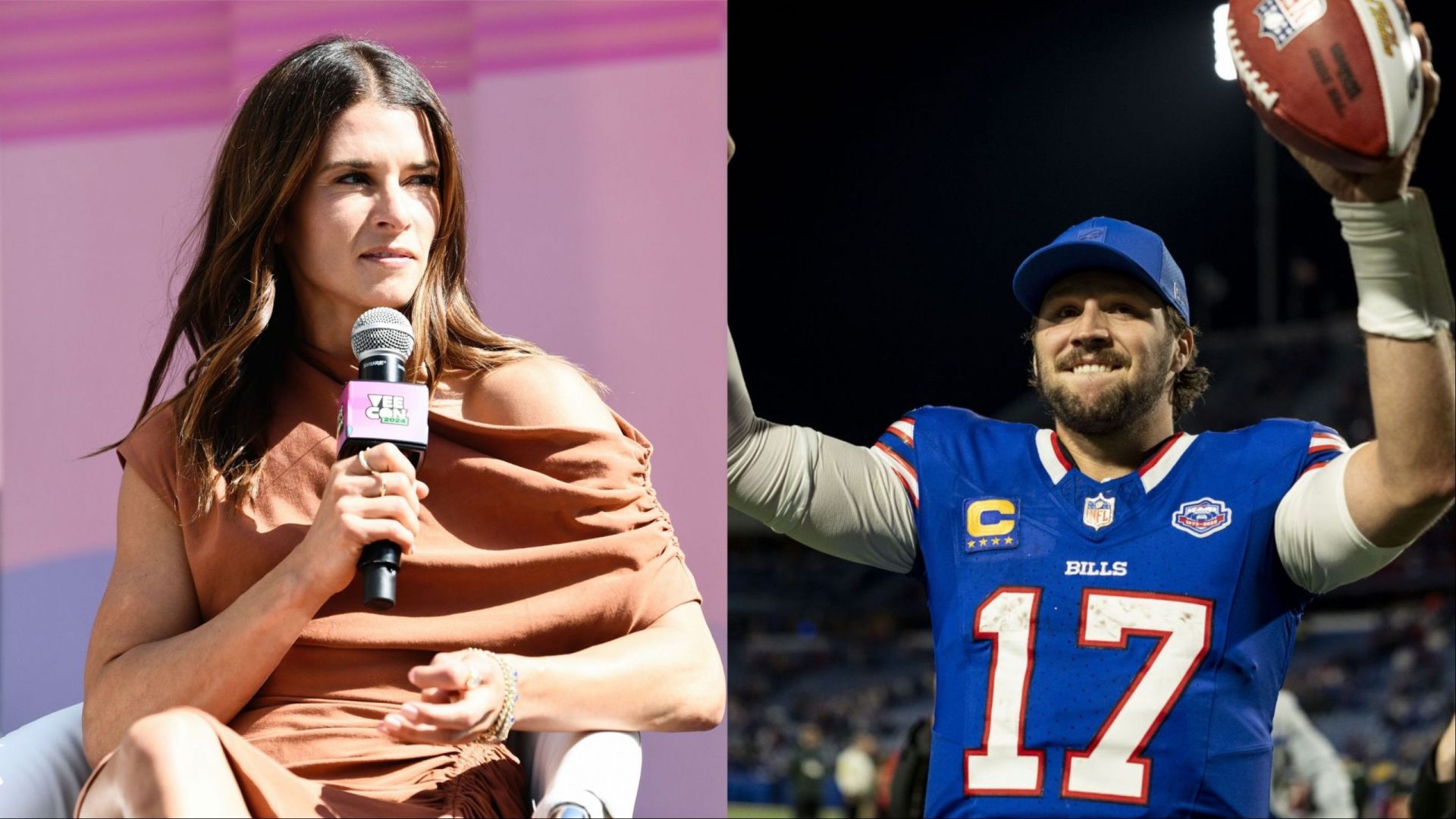 Marco Andretti, Danica Patrick, and Graham Rahal react as Bills stun Ravens with sensational comeback