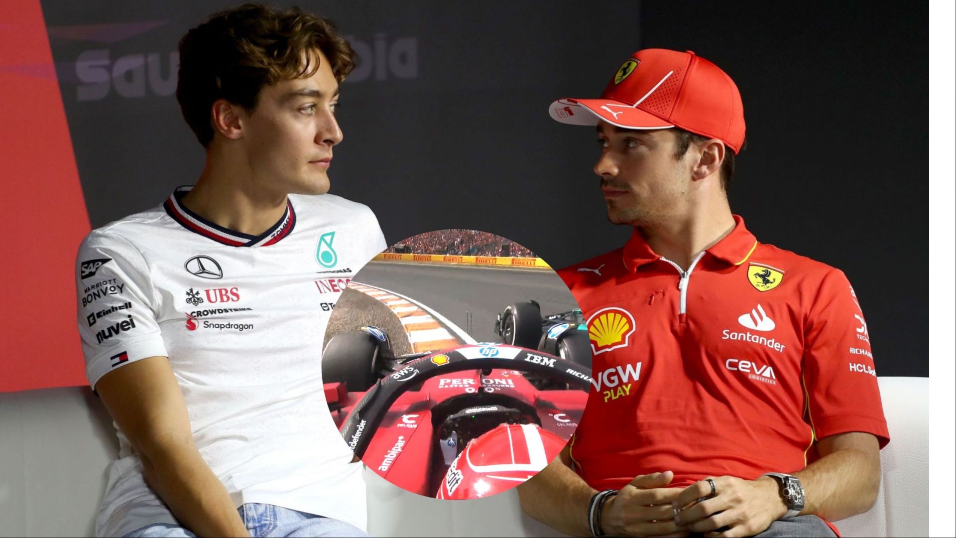"Now we all can breath": Fans react as Charles Leclerc escapes penalty for the George Russell overtake in the F1 Dutch GP