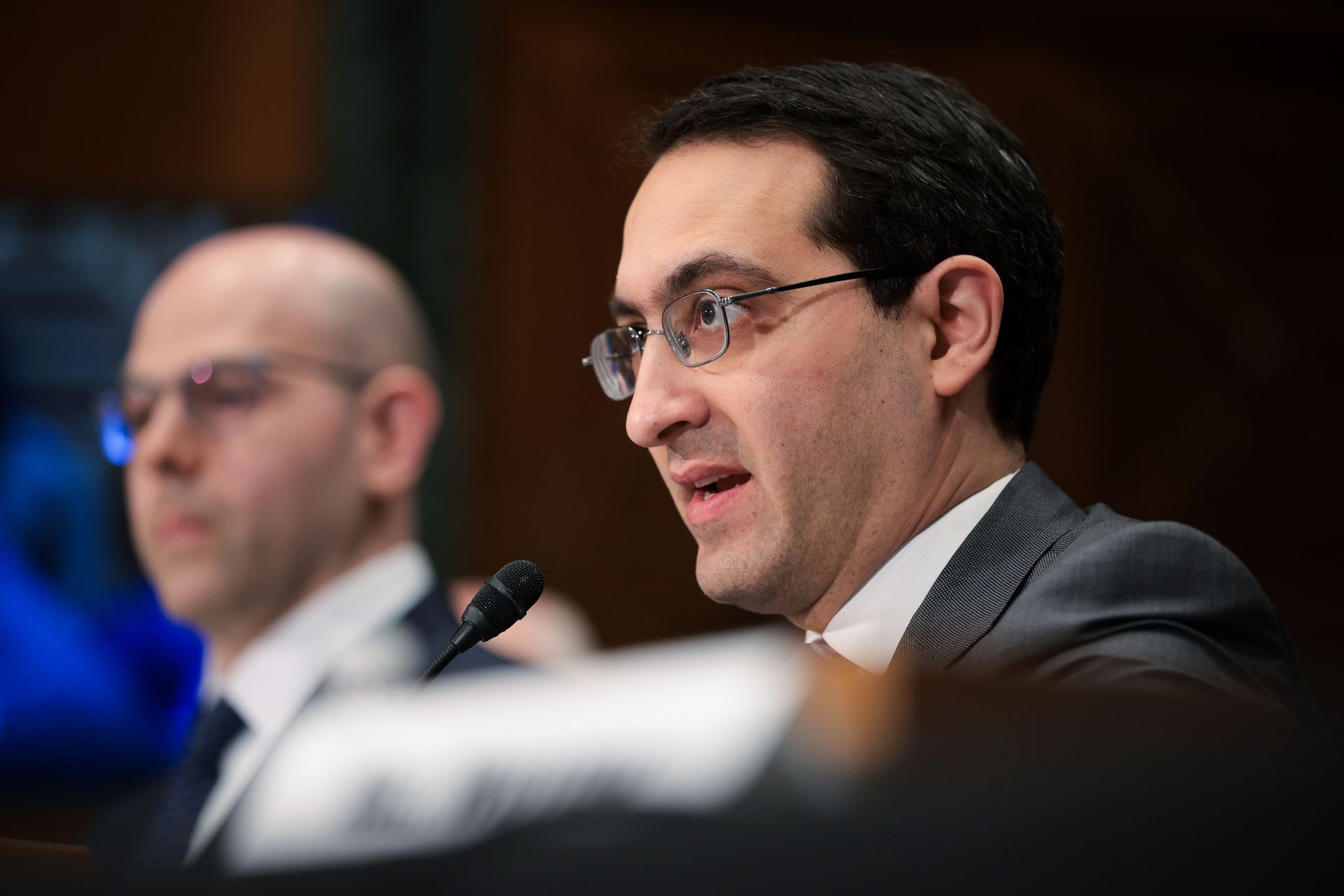 Jeffrey Kessler reacts after Judge Bell rules in favor of NASCAR against 23XI Racing and FRM