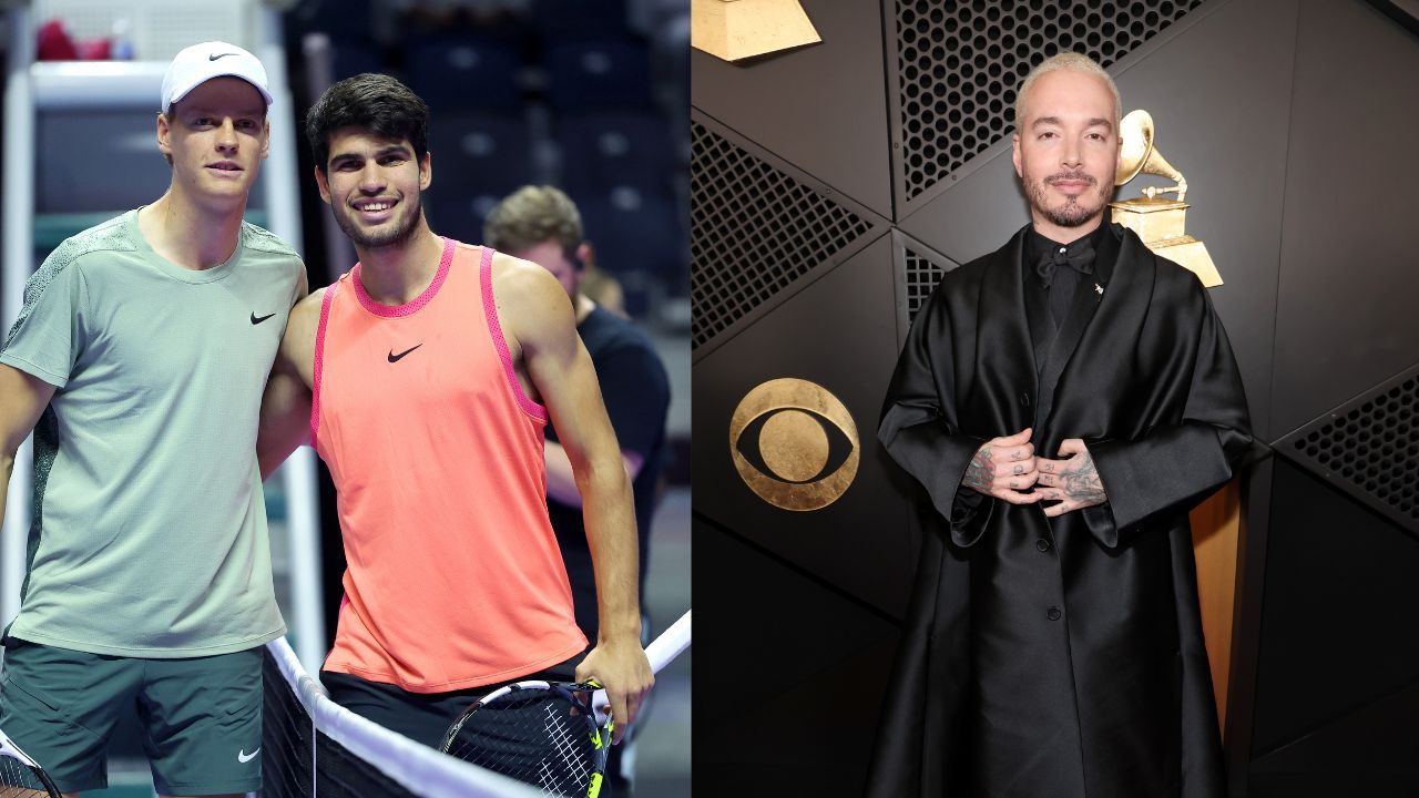 WATCH: Carlos Alcaraz shows off his dance moves alongside Colombian singer J Balvin as he celebrates US Open victory in style