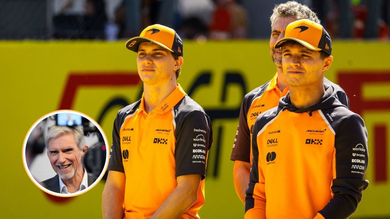 Damon Hill takes a cheeky dig at McLaren's Lando Norris-Oscar Piastri mid-race switch