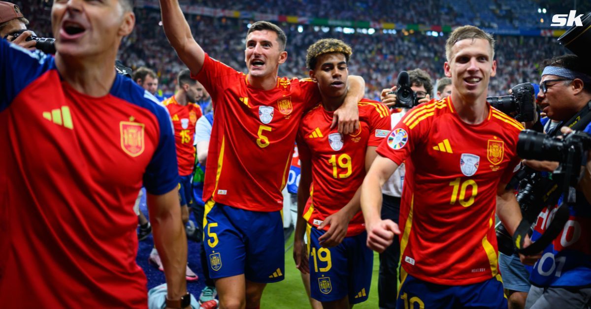 Lamine Yamal responds when asked if he will take Spain no.10 shirt from Barcelona teammate Dani Olmo