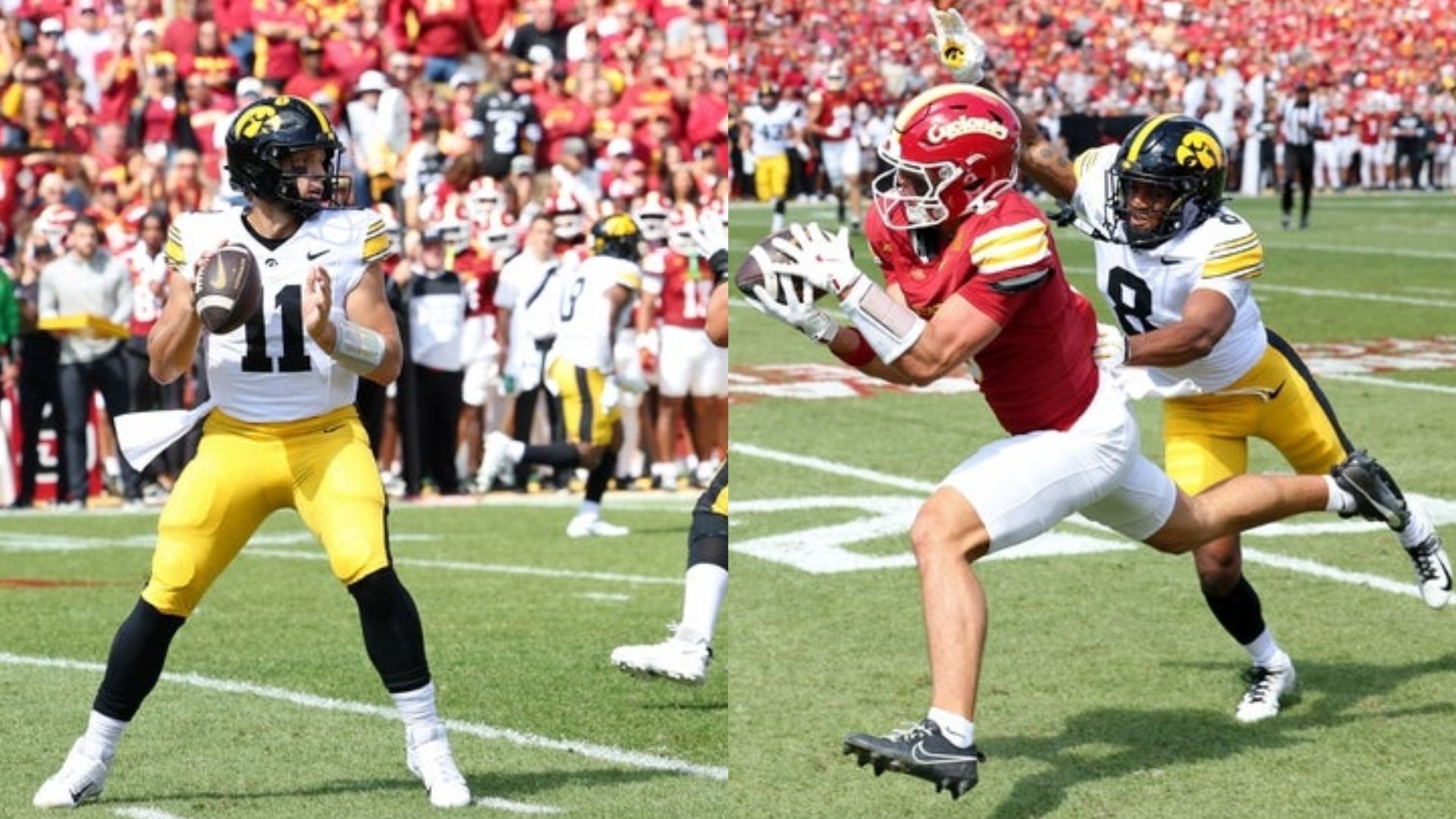 "WTF are these refs thinking?": CFB fans call out Iowa vs Iowa State referees for awful punt-catch interference call in Week 2