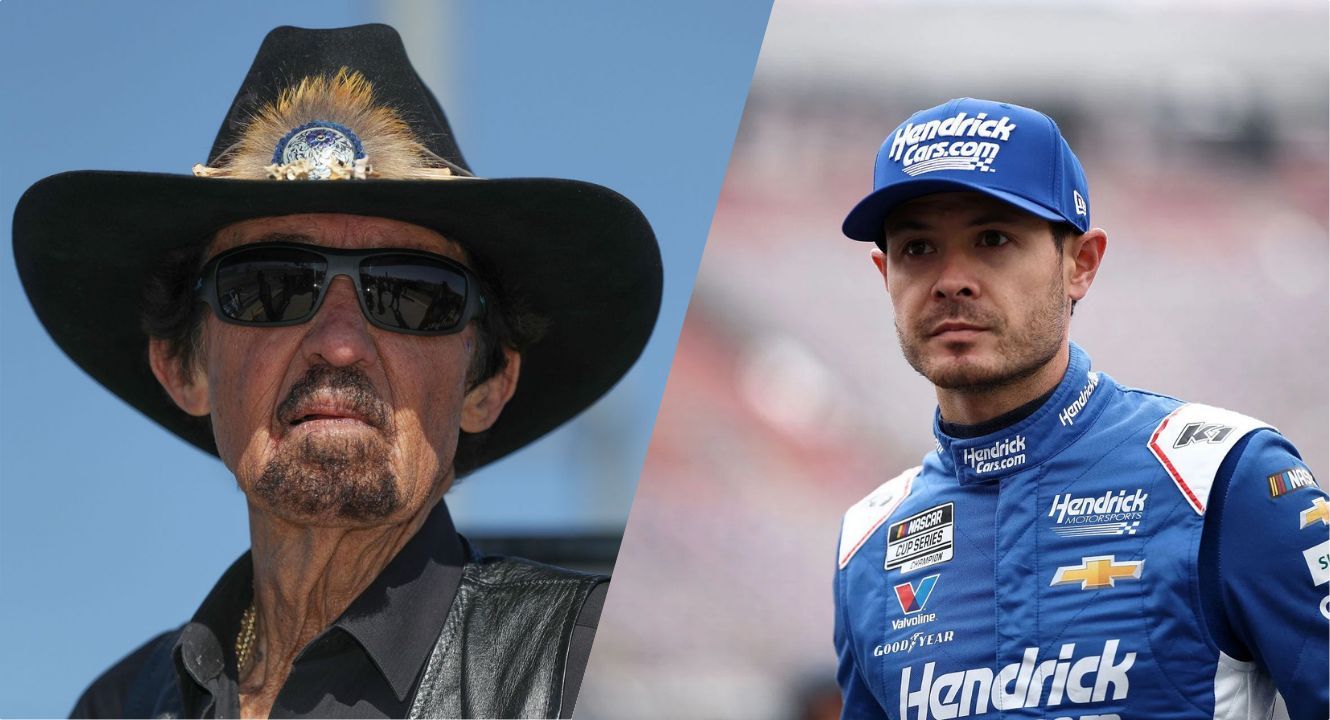 Richard Petty says he’d consider the ‘finger in the chest’ if Kyle Larson ever tagged him on track