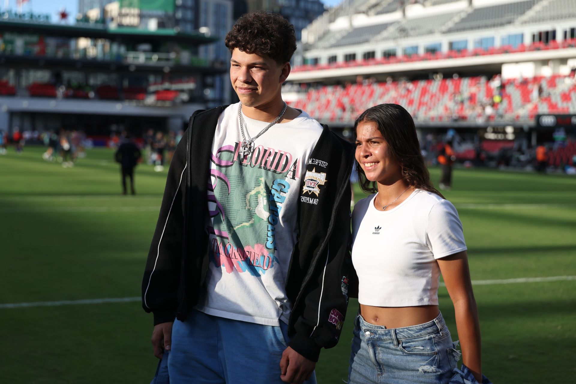 WATCH: USWNT's Trinity Rodman cannot stop laughing as boyfriend Ben Shelton turns tables to interview her after her latest match