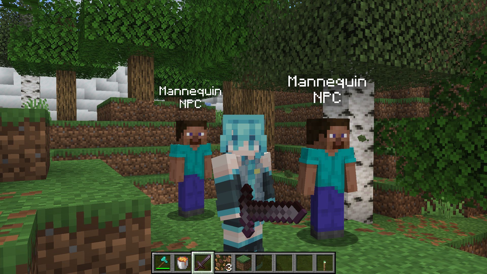 New Minecraft snapshot adds Mannequins for NPC support