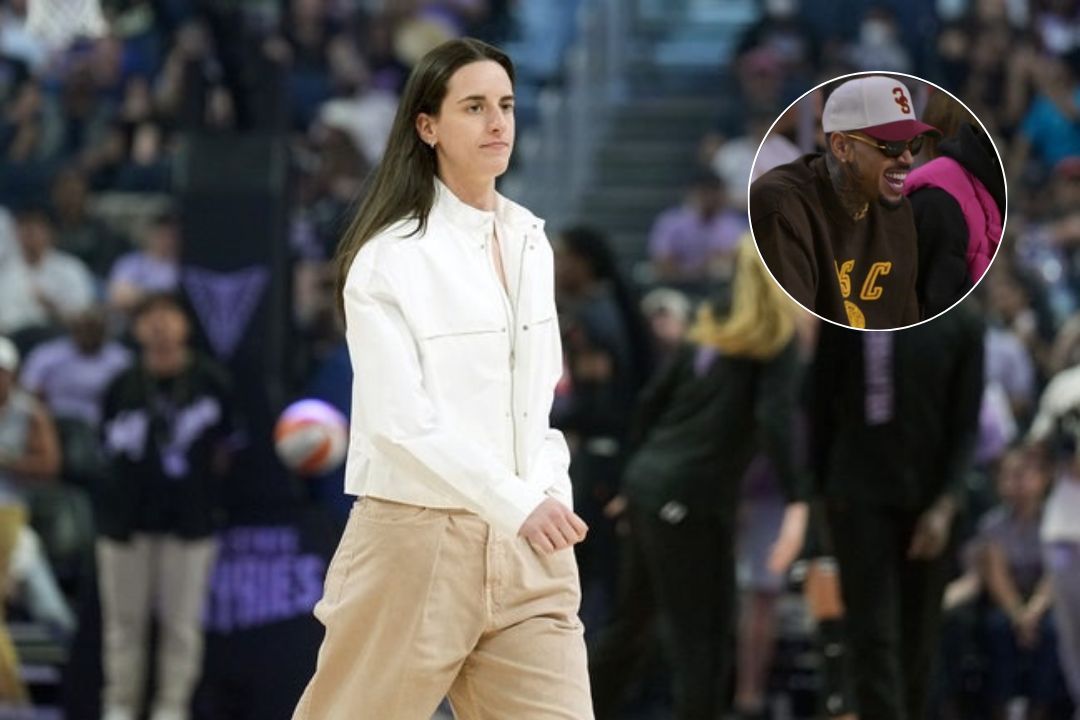 Caitlin Clark oozes casual-cool as she sings her heart out to Chris Brown song at Fever after party