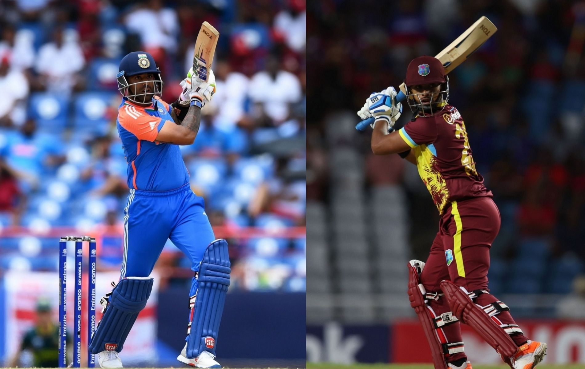Suryakumar Yadav vs Nicholas Pooran - comparing their stats after 84 T20Is